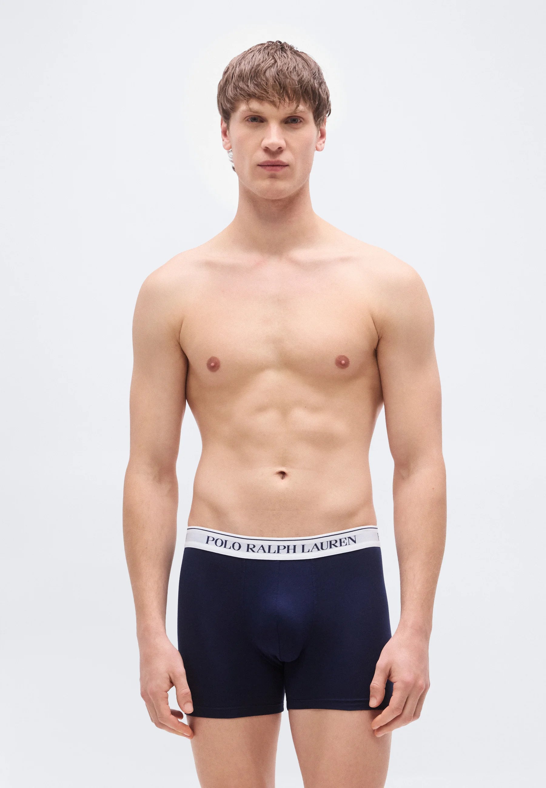 Polo Ralph Lauren Cotton Stretch Boxer Briefs – 3 Pack – Purple Lilac, Delta Blue, Navy