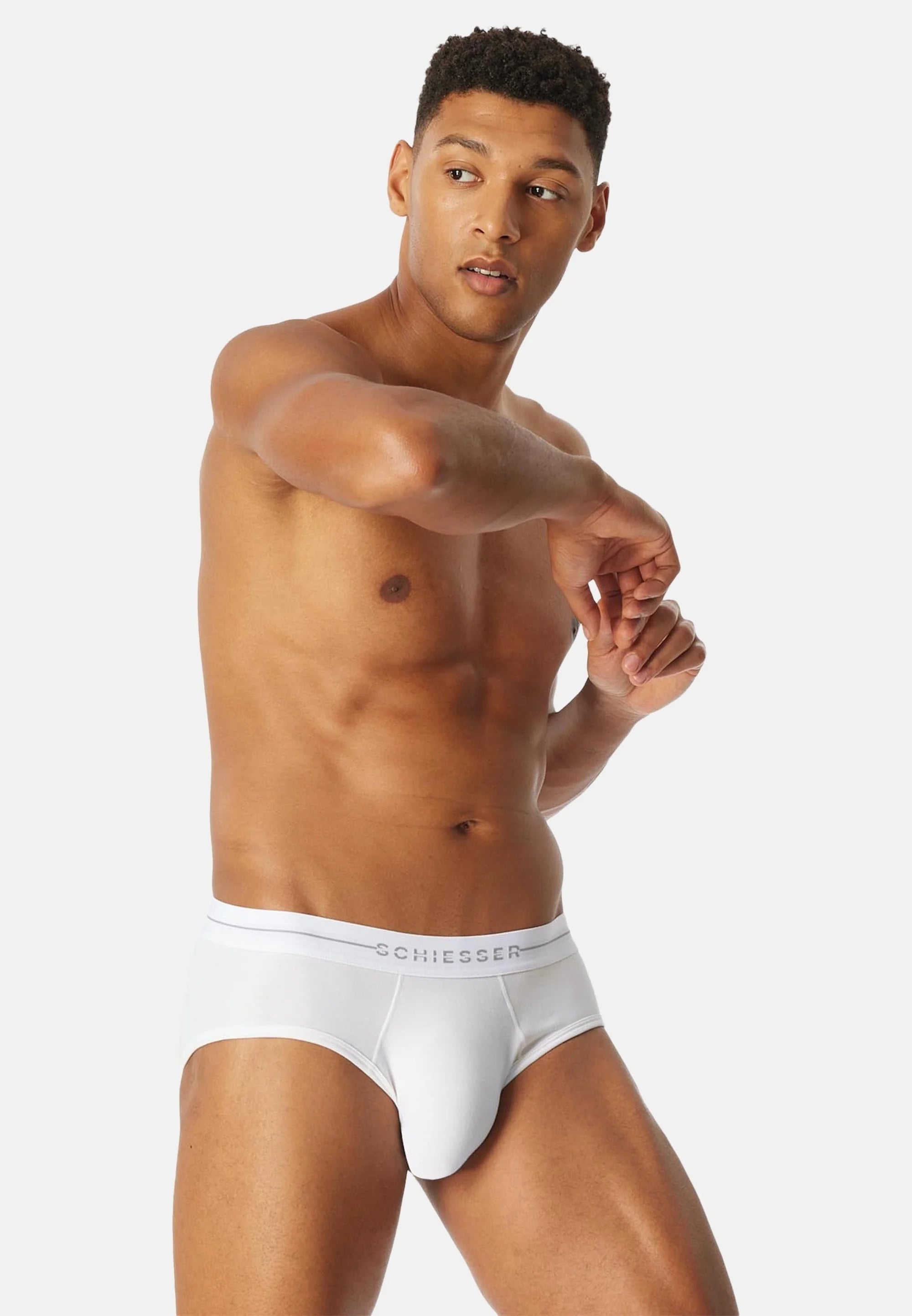 Lot de 6 slips Schiesser Flex Rio - Blanc