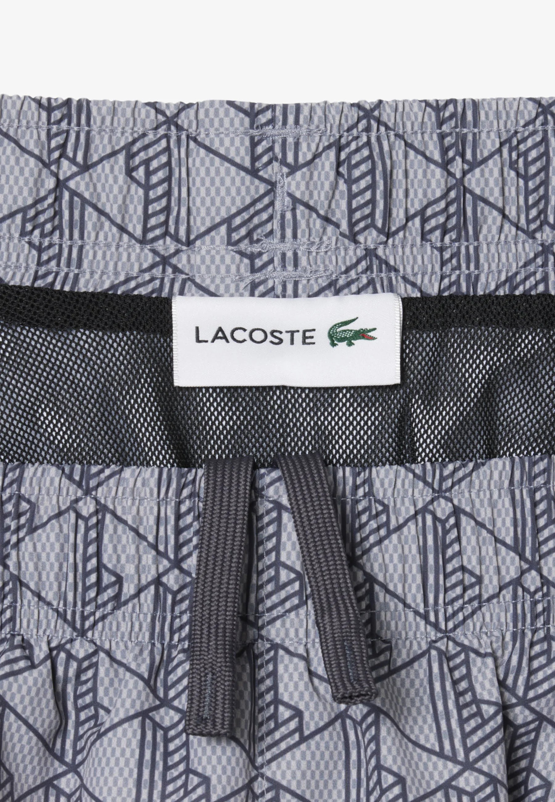 Lacoste Maillot De Bain Short De Bain – Gris Fonce Gris-Yin