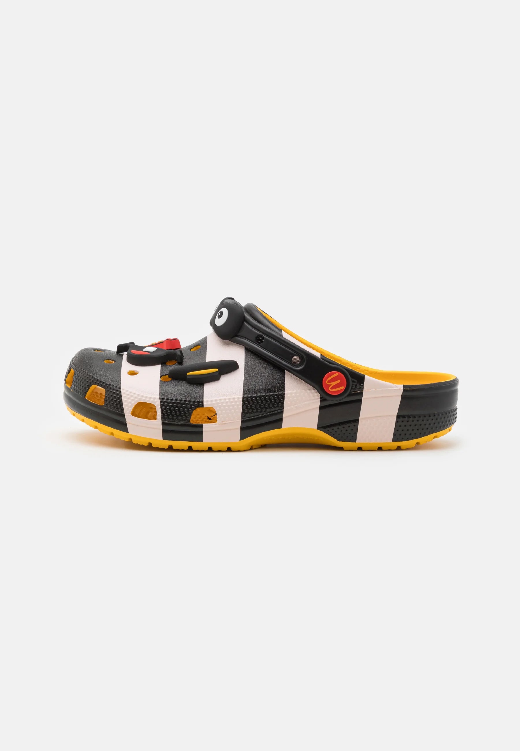 Crocs McDonald’s Classic Hamburglar Unisex Mules – Black, White