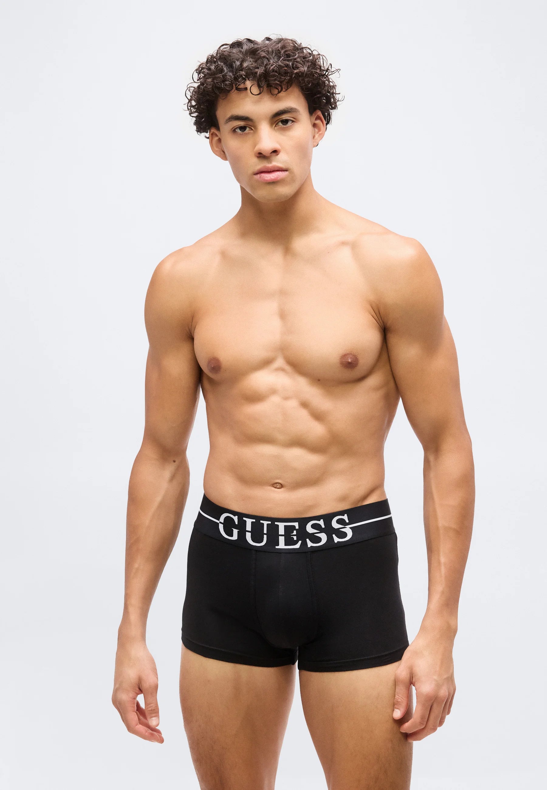 Guess Joe 3 Pack Trunks – Grey, White, Black