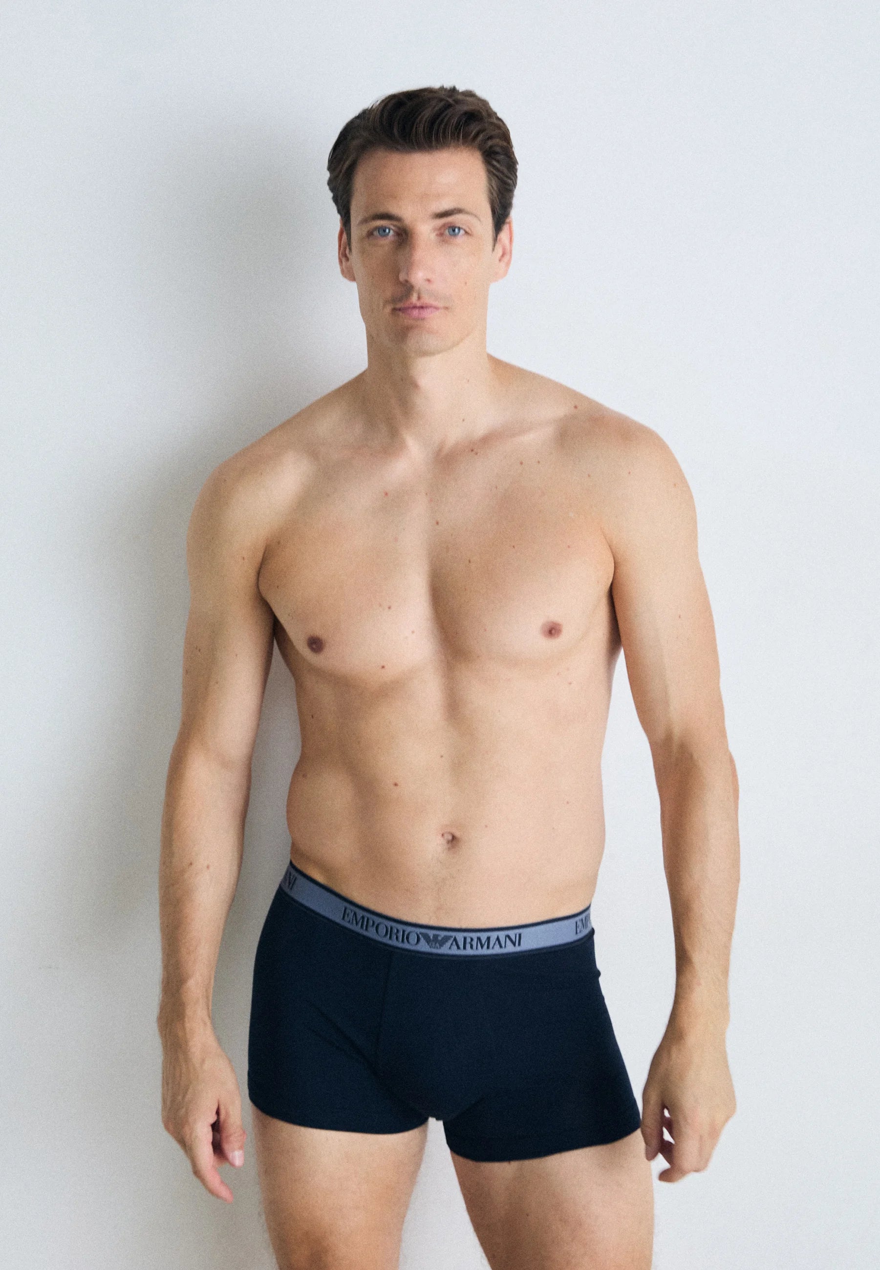Emporio Armani Trunks 3 Pack – modrá