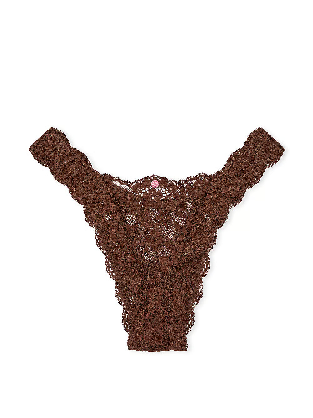 Victoria's Secret Dream Angels brasilianisches Spitzenhöschen – Ganache