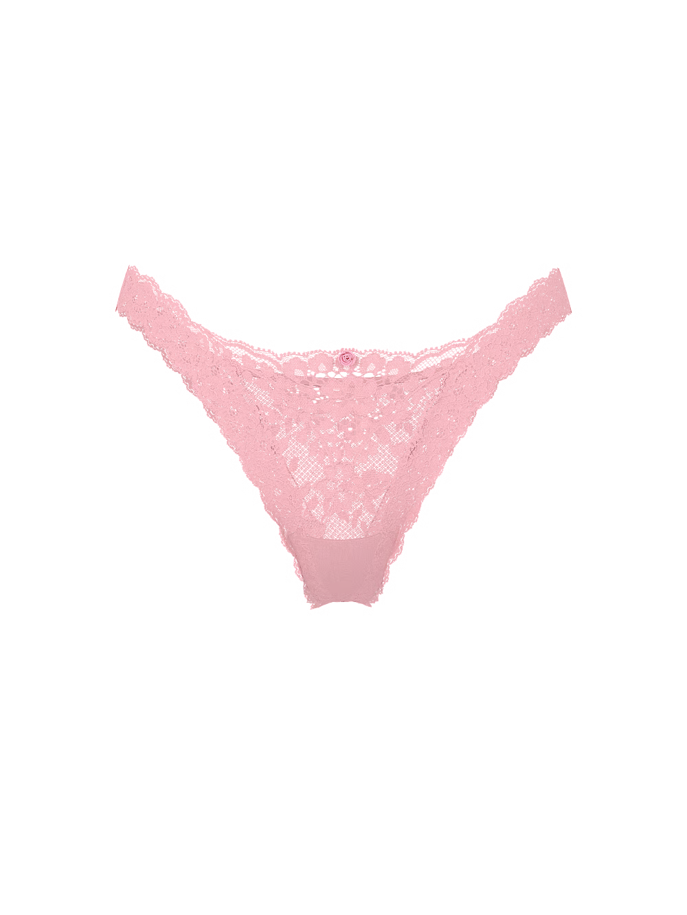 Mutandine brasiliane in pizzo Dream Angels di Victoria's Secret - Rosa petalo