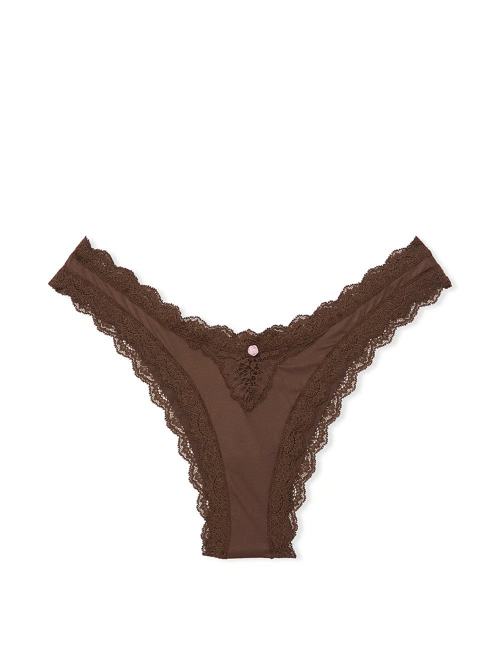 Victoria’s Secret Dream Angels brasilianisches Höschen mit Spitzenbesatz – Ganache