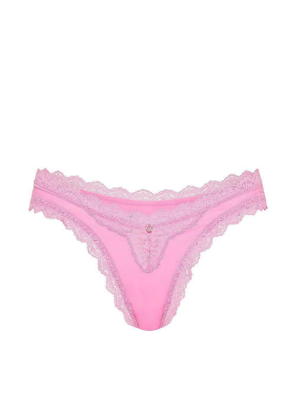 Mutandine brasiliane con bordi in pizzo Dream Angels di Victoria's Secret - Pink Sugar