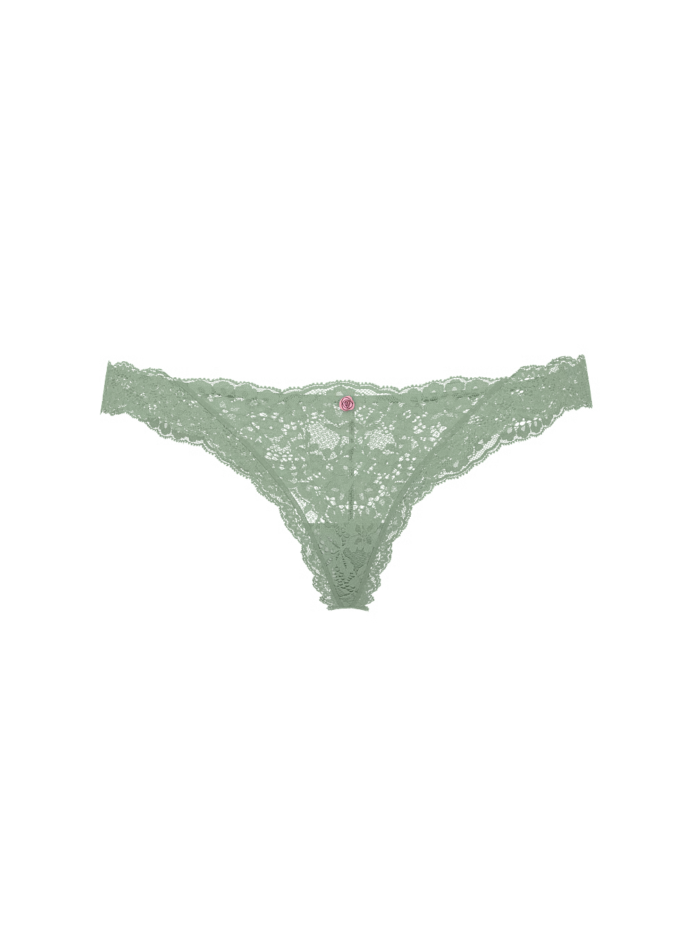 Kalhotky Victoria’s Secret Lace Thong – Sweet Spearmint
