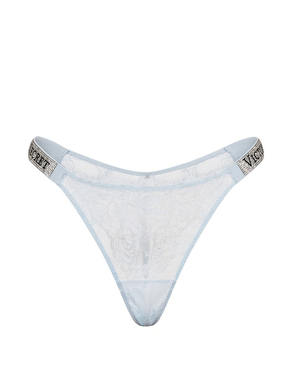 Slip brasiliano Shine Strap di Victoria's Secret - Lino Blu