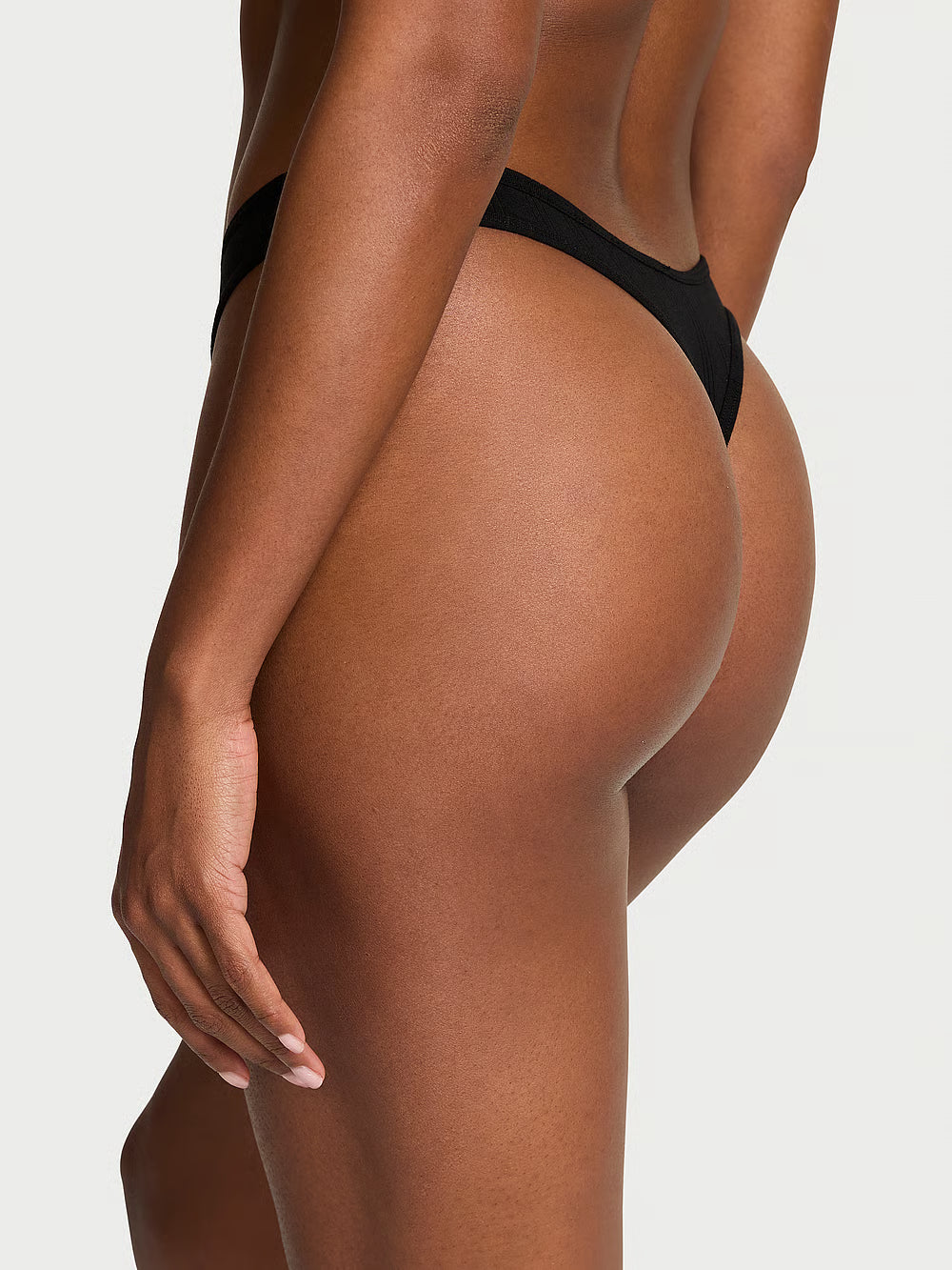 Victoria’s Secret Modal High-Leg Thong – černá