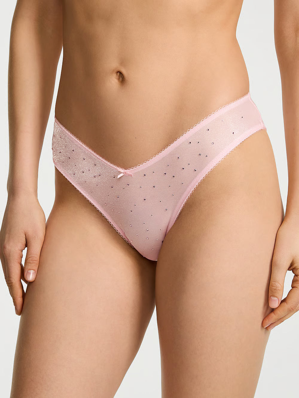 Brazilské kalhotky Victoria’s Secret Dream Angels Crystal Shimmer – Pretty Blossom