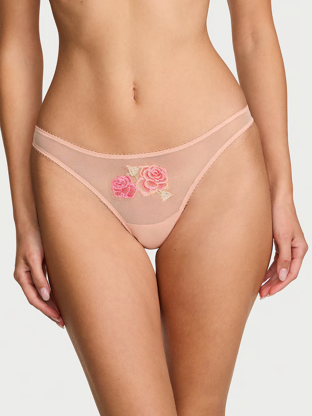 Victoria's Secret Sweet Melody String en dentelle – Rose Cloud