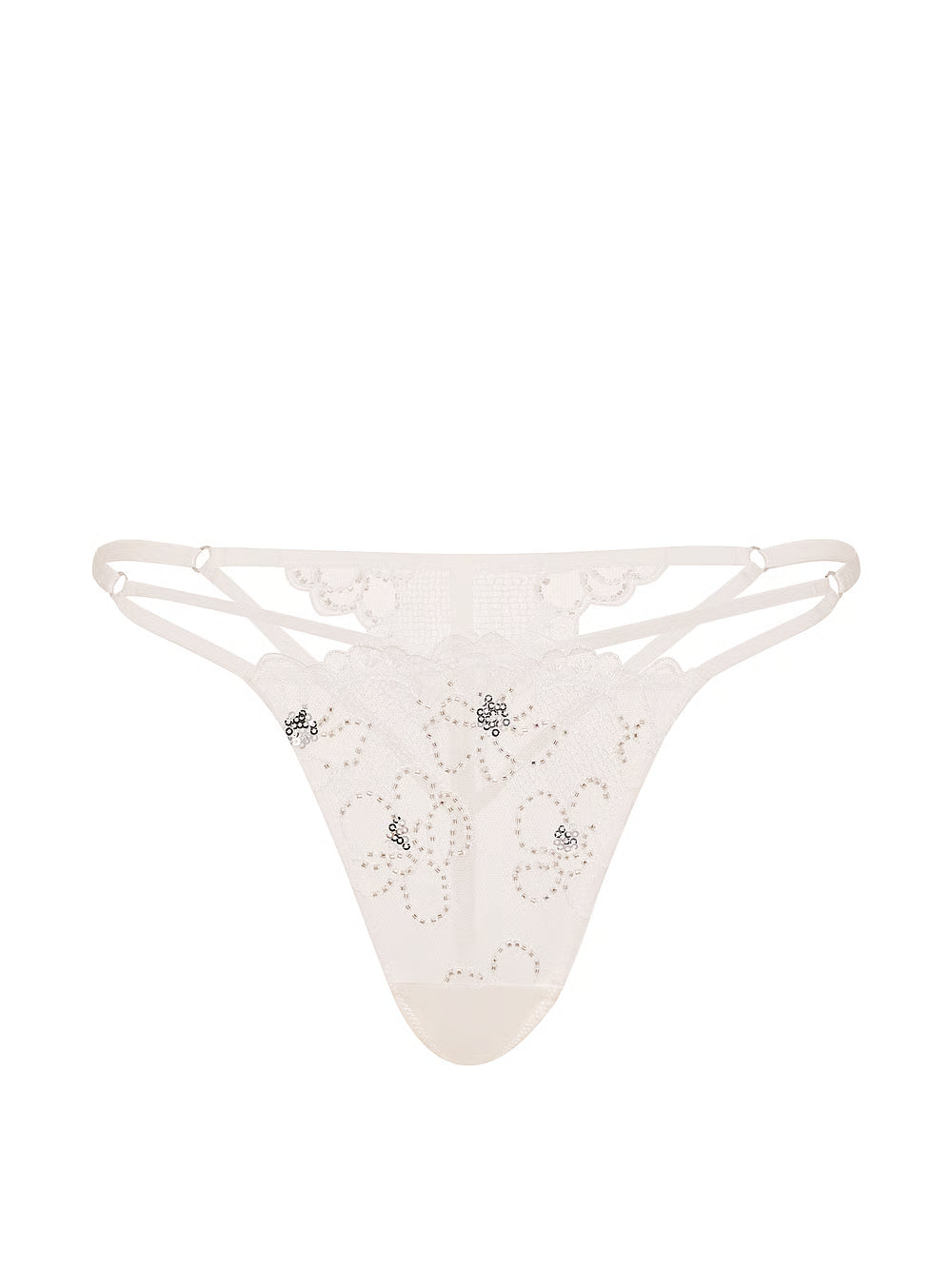 Victoria’s Secret Bridal V-String Panty – Coconut White