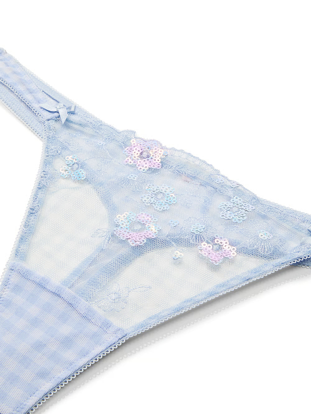 Victoria's Secret Vichy broderie maille string culotte – Vichy broderie