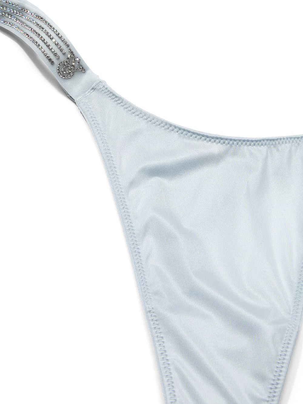 Victoria’s Secret Ombré Shine Strap Thong Panty – Linen Blue