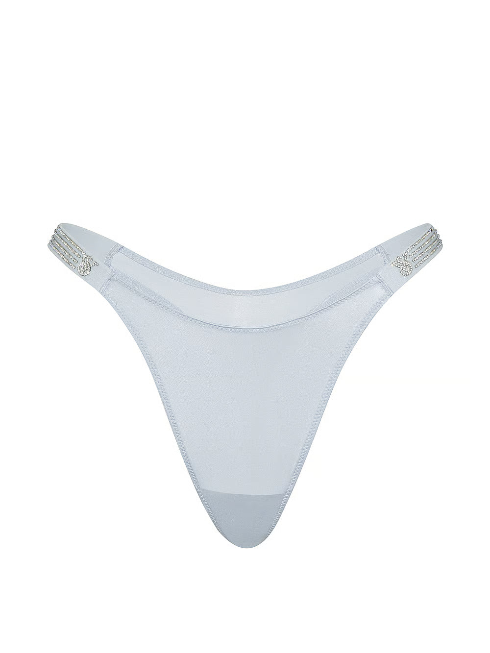 Victoria’s Secret Ombré Shine Strap Thong Panty – Linen Blue