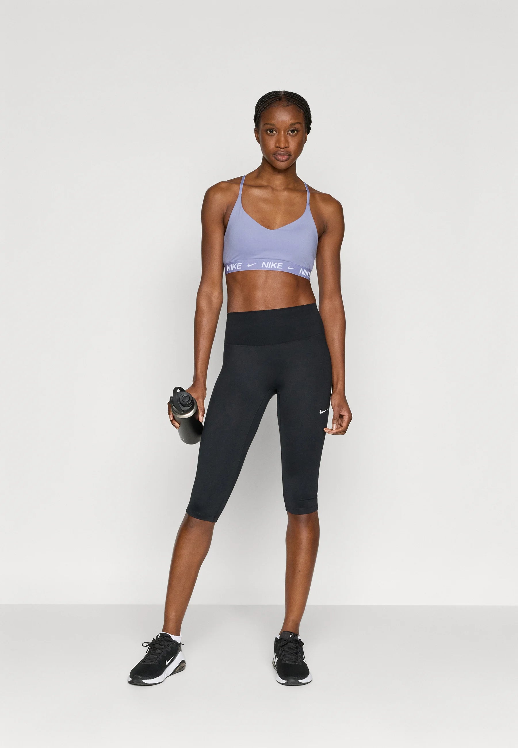 Soutien-gorge Nike Performance Indy Light Support – Violet fer, blanc