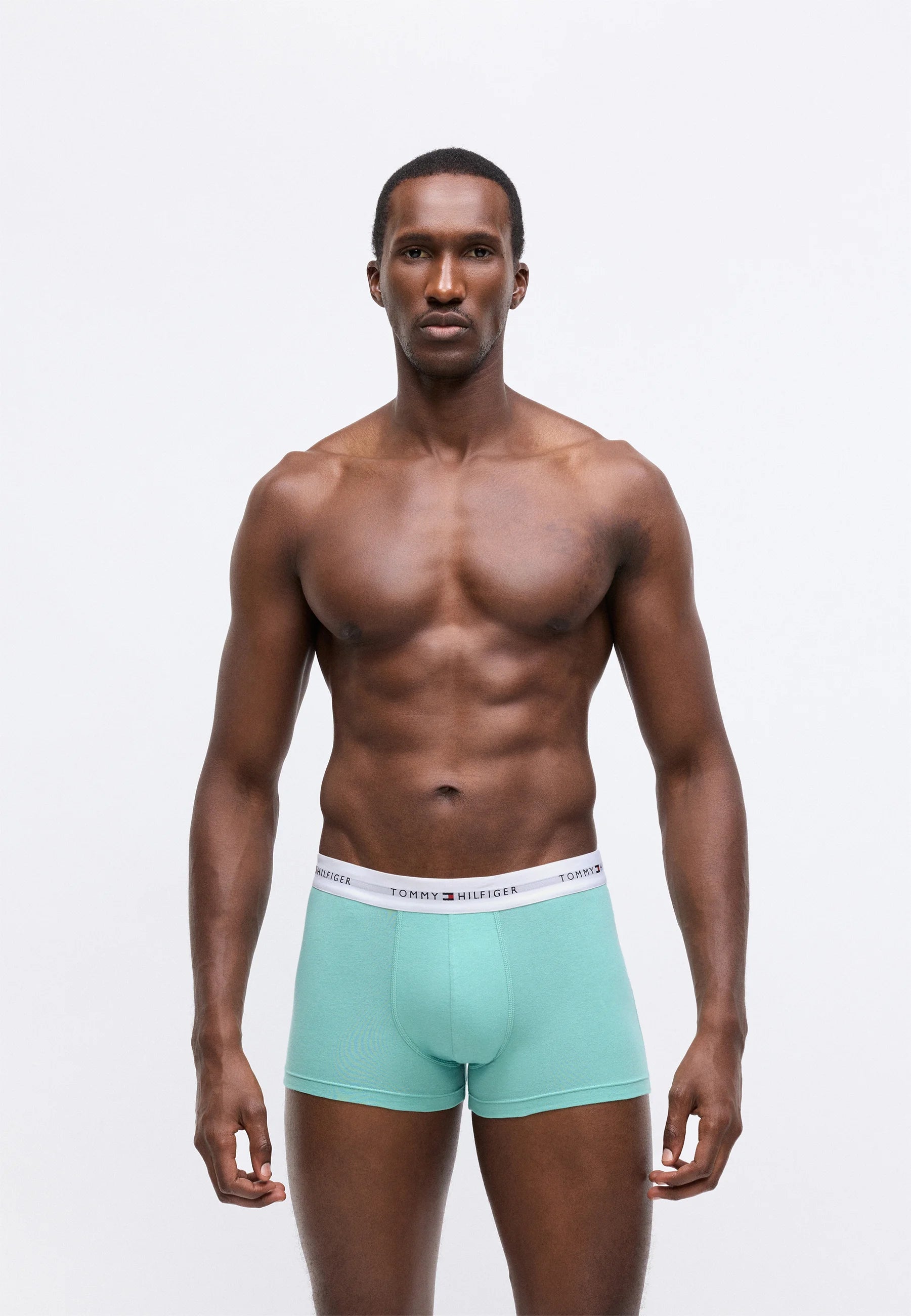 Tommy Hilfiger Signature Trunk 3 Pack – Mint Jade, Olympic Green, Navy