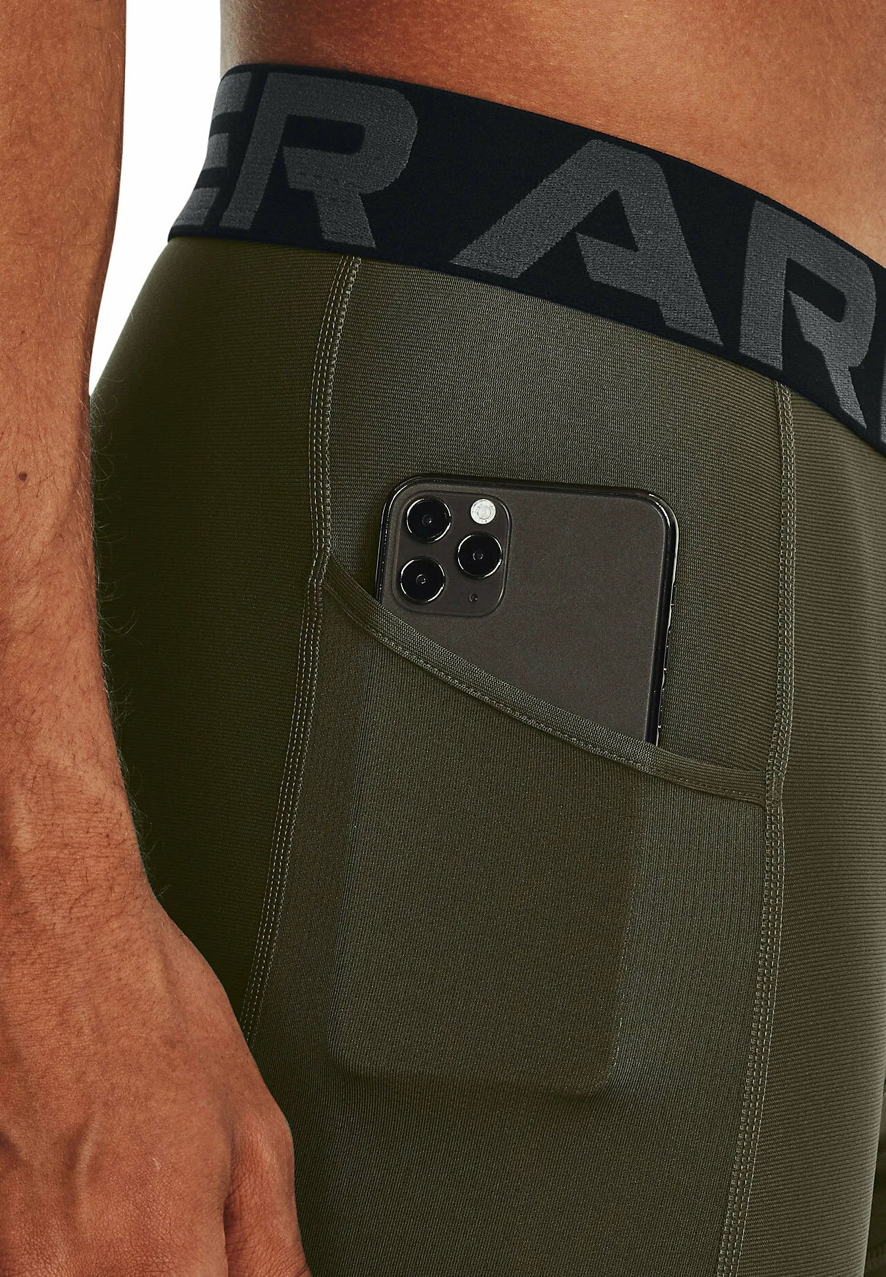 Under Armour HeatGear Pocket Performance Pantalon – Marine, OD Vert