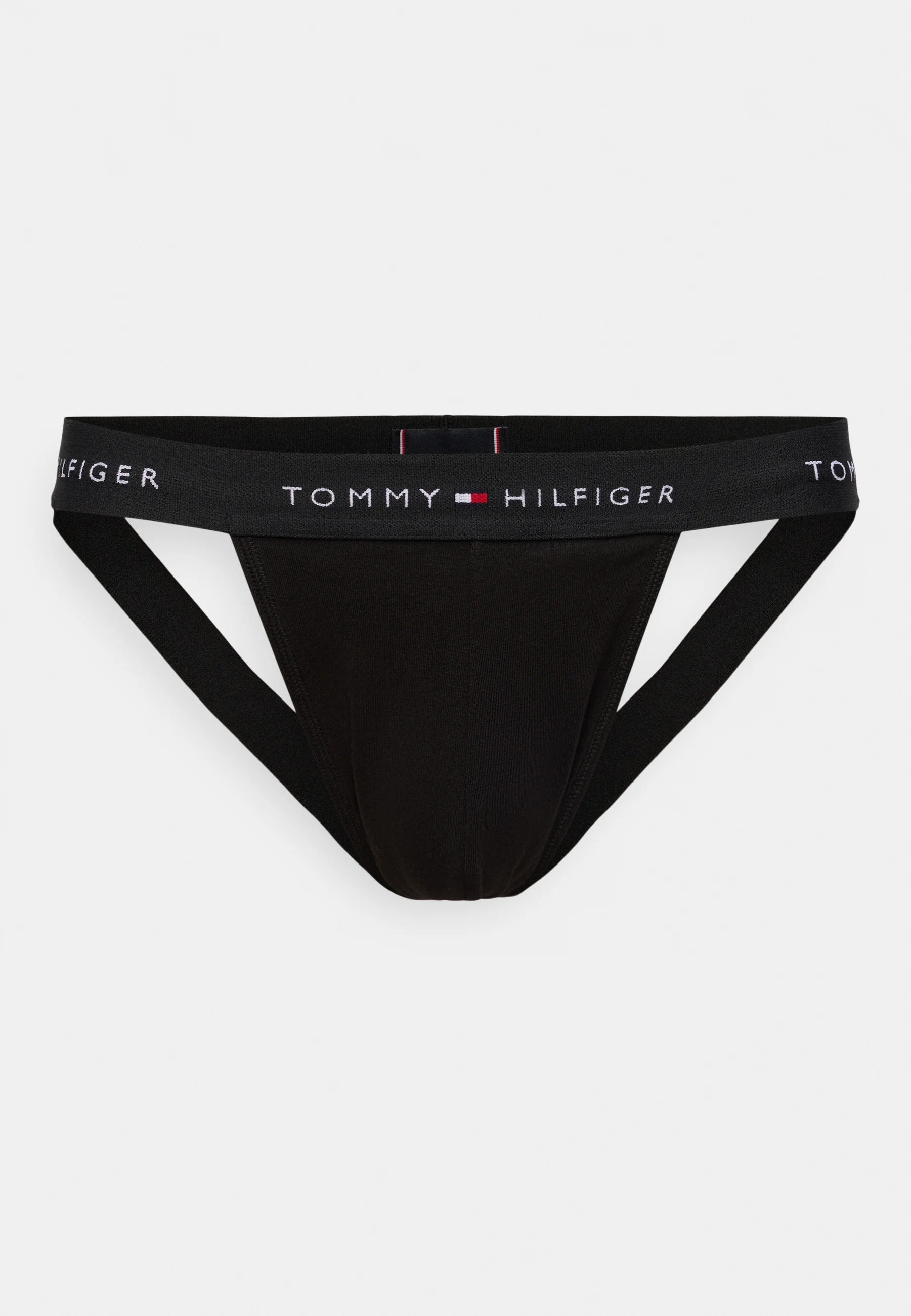 Tommy Hilfiger Signature Jockstrap 3 Pack – Black