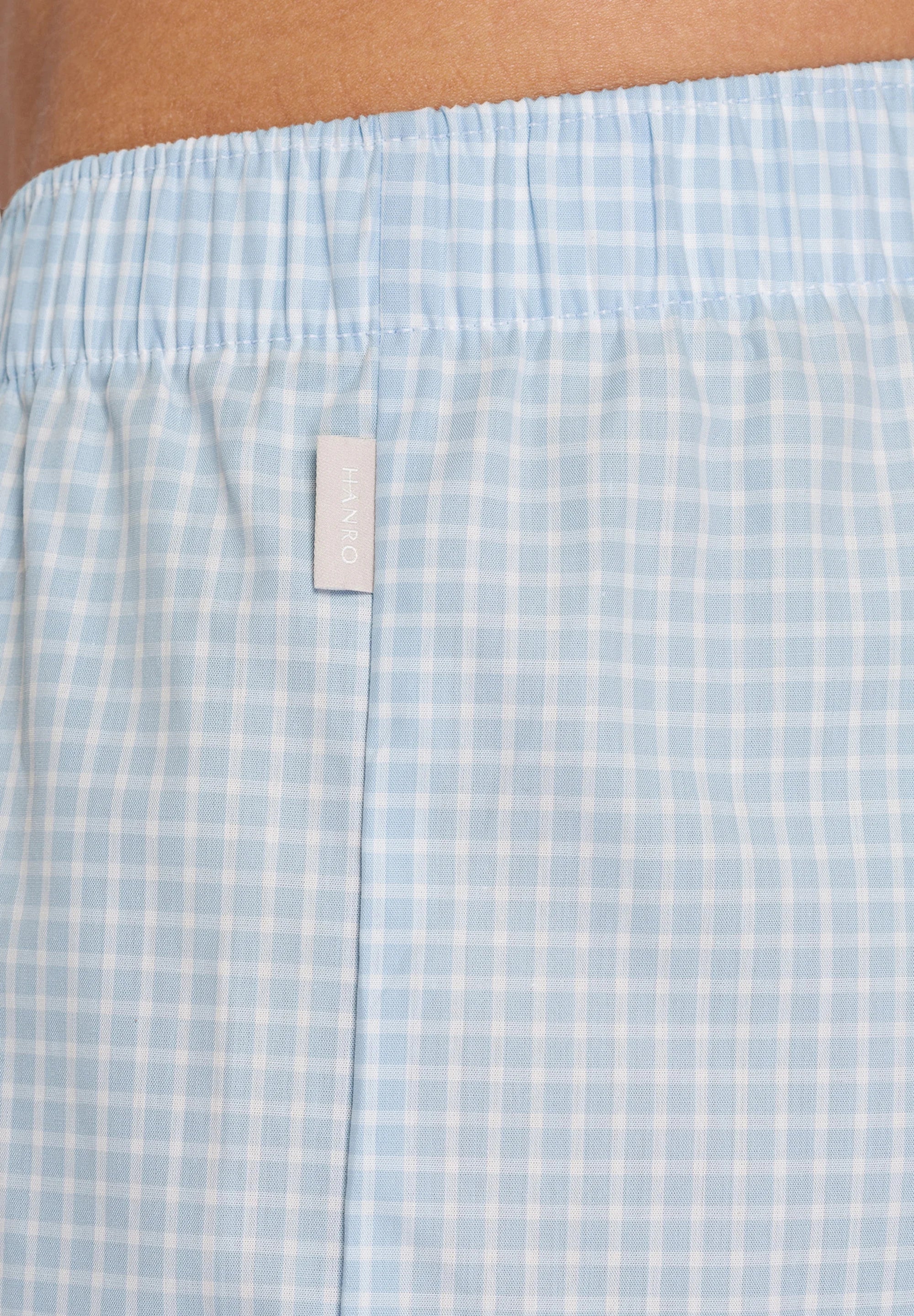 HANRO 2 Pack Boxer Shorts – White, Blue