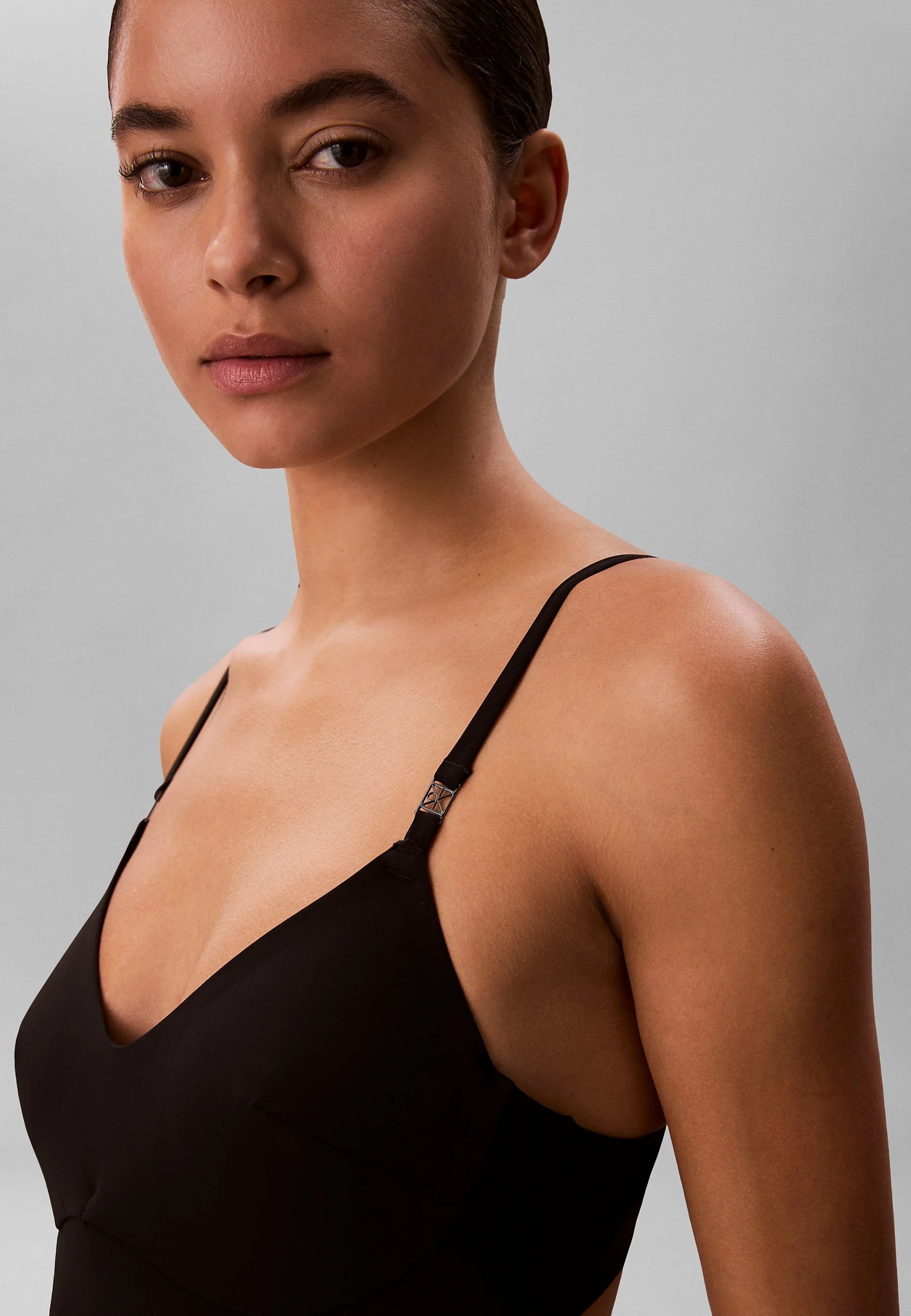 Maillot de bain une pièce à découpes Calvin Klein - Noir