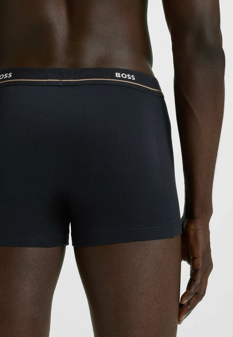 BOSS 5er-Pack Essential Trunks – Dunkelblau Five