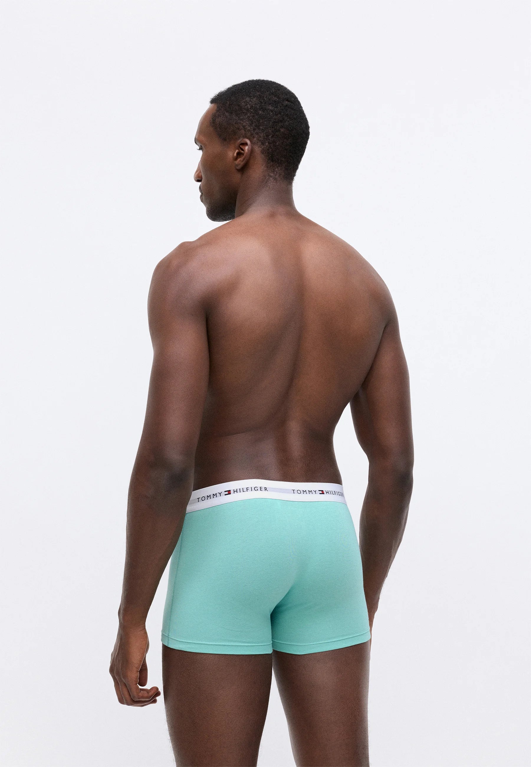 Tommy Hilfiger Signature Trunk 3 Pack – Mint Jade, Olympic Green, Navy