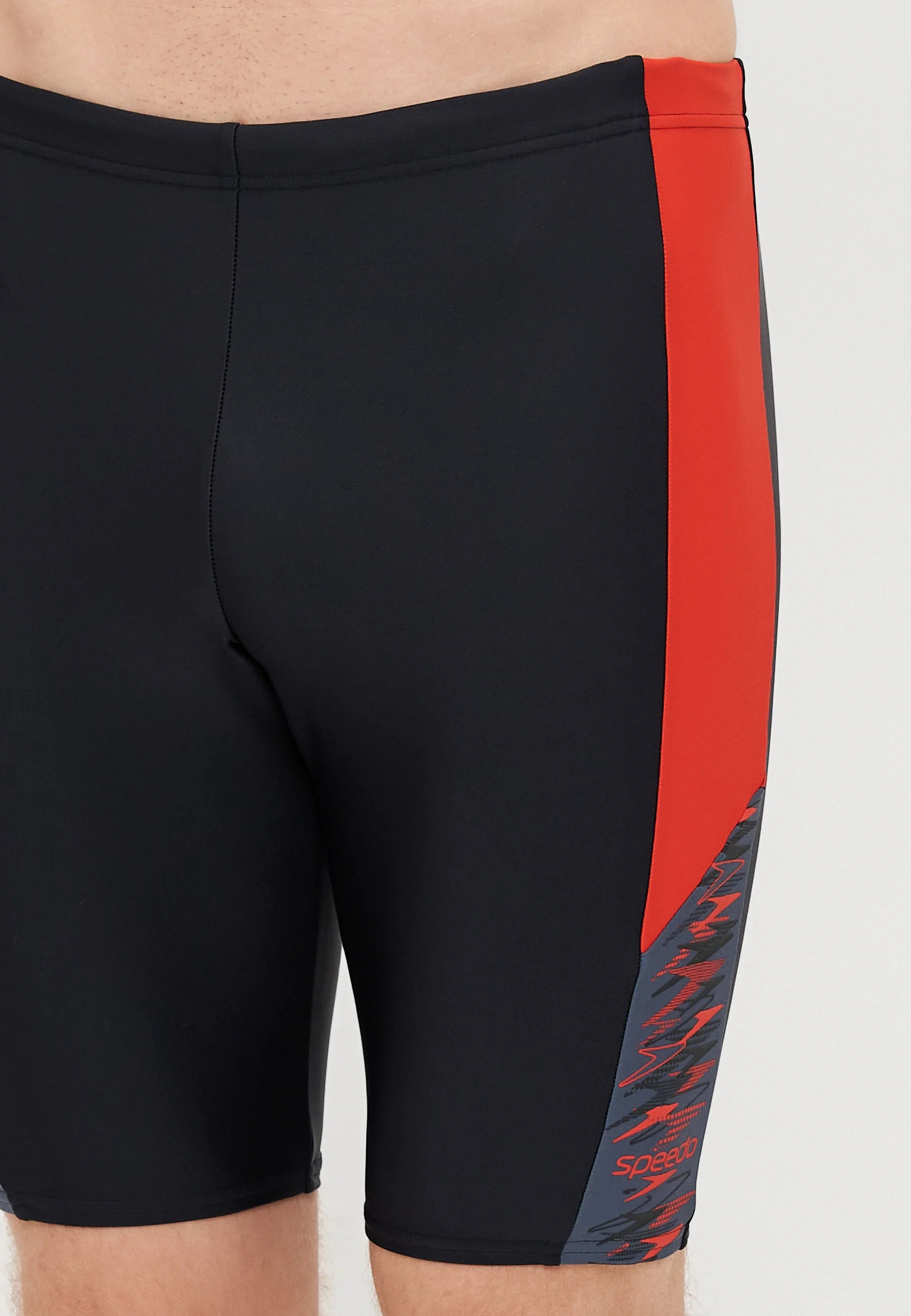 Speedo Dive Jammer – antracitová, vysoce riziková červená