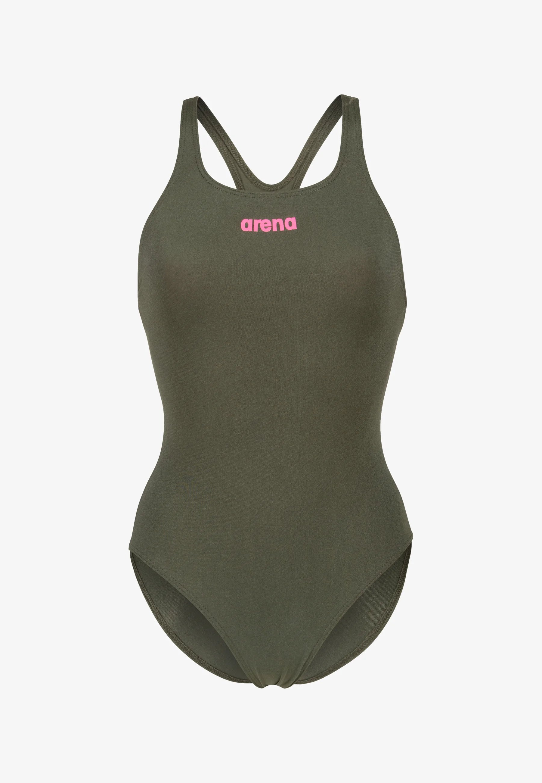 Costume intero da donna Arena Team Swim Pro Solid – Salvia scuro, Rosa shocking