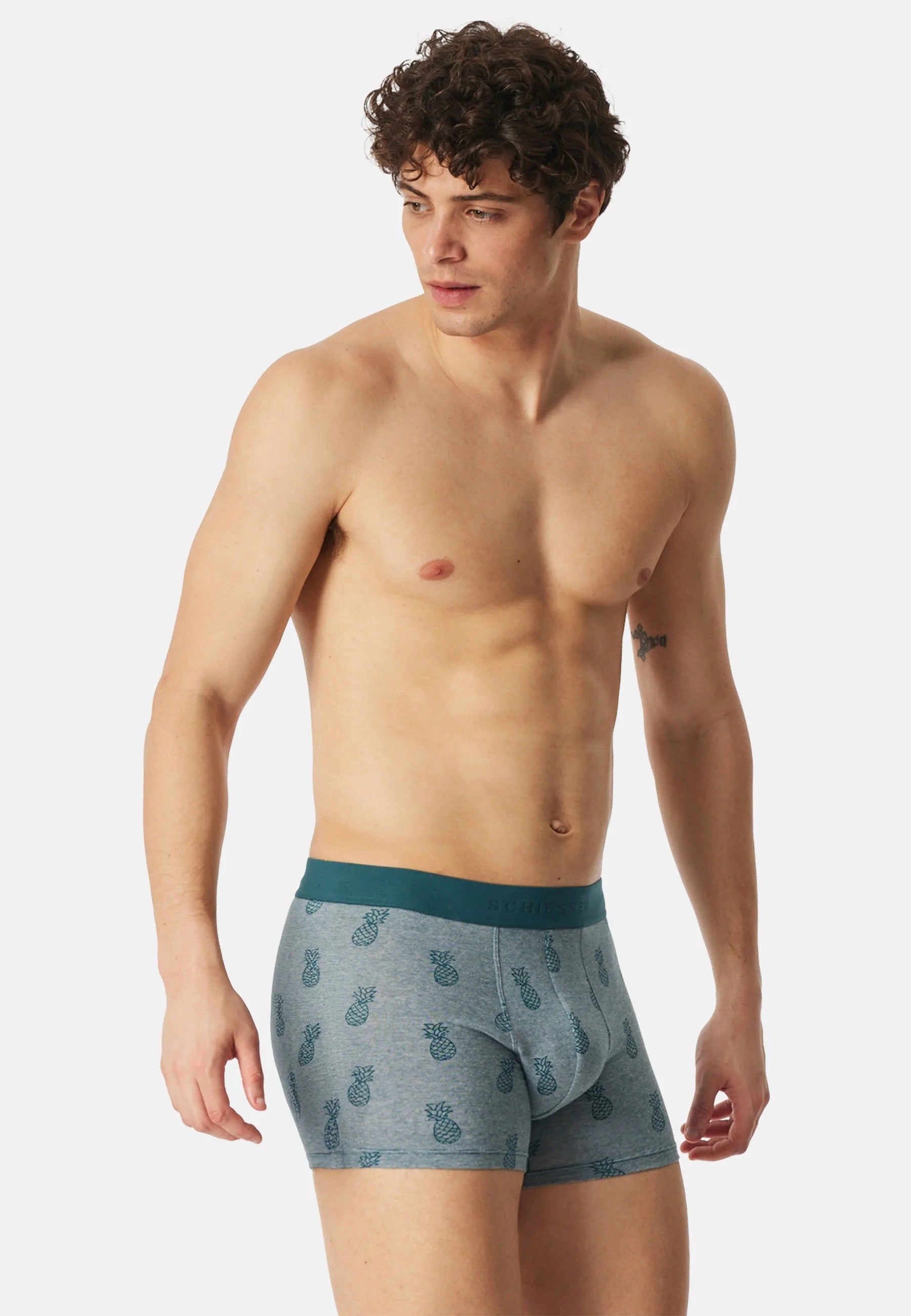 Schiesser 95 5 10 Pack Trunks – Black, Multicolour, Turquoise