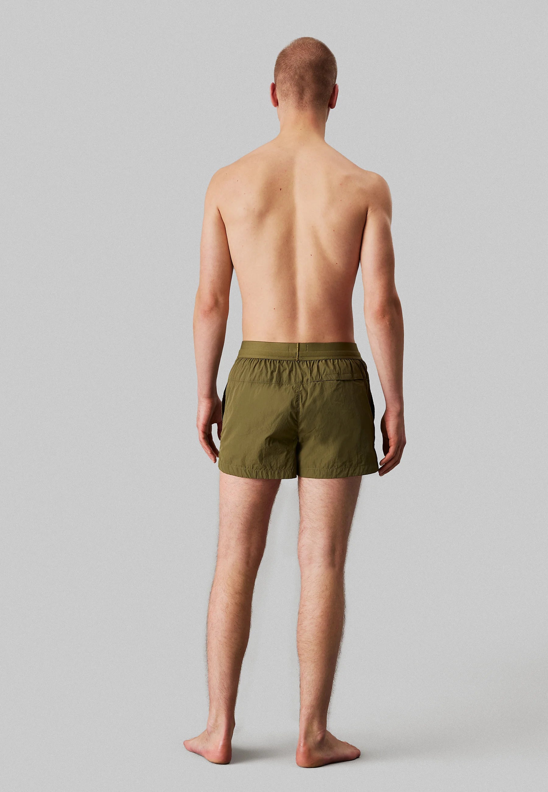 Pantaloncini da bagno Calvin Klein - Oliva bruciata