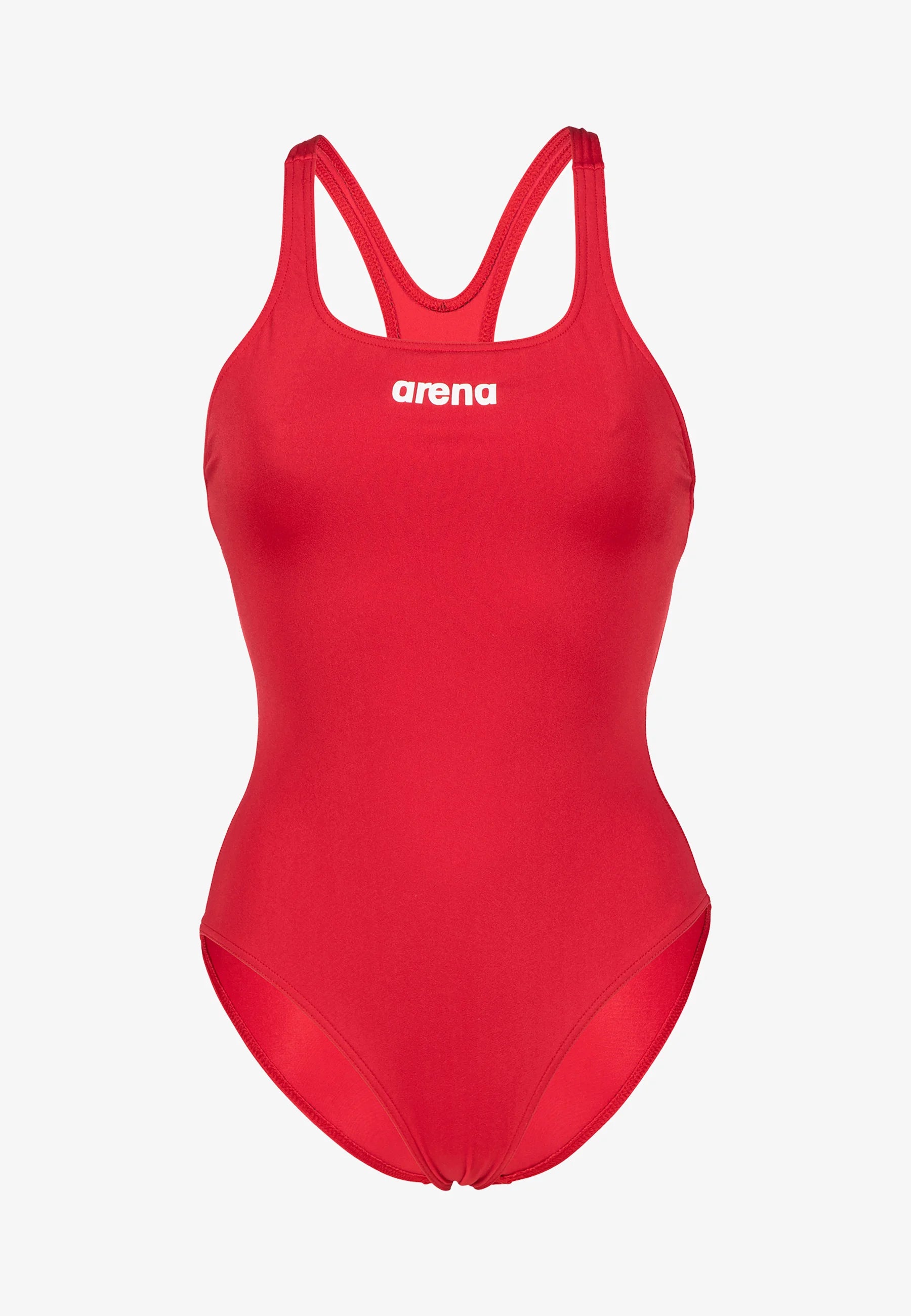 Maillot de bain une pièce Arena Team Swim Pro Solid pour femmes – Rouge, Blanc