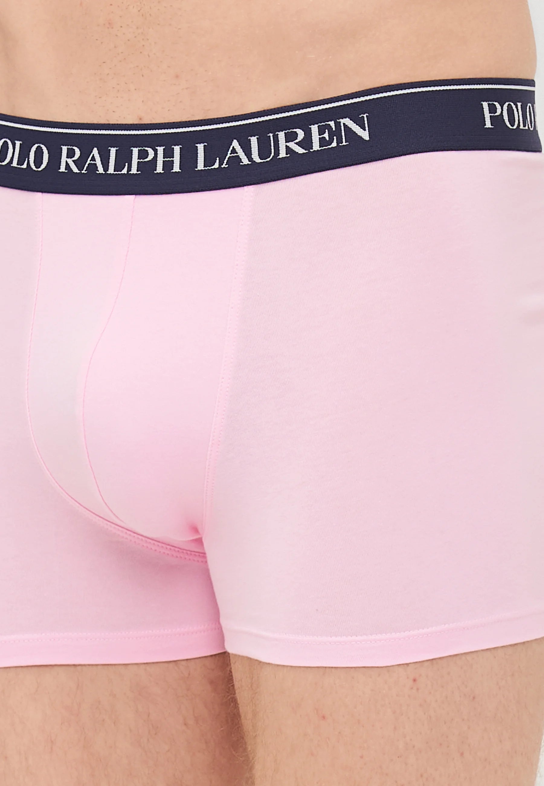 Polo Ralph Lauren Cotton Stretch Trunks – 5 Pack – White, Pink, Light Blue, Berry, Navy
