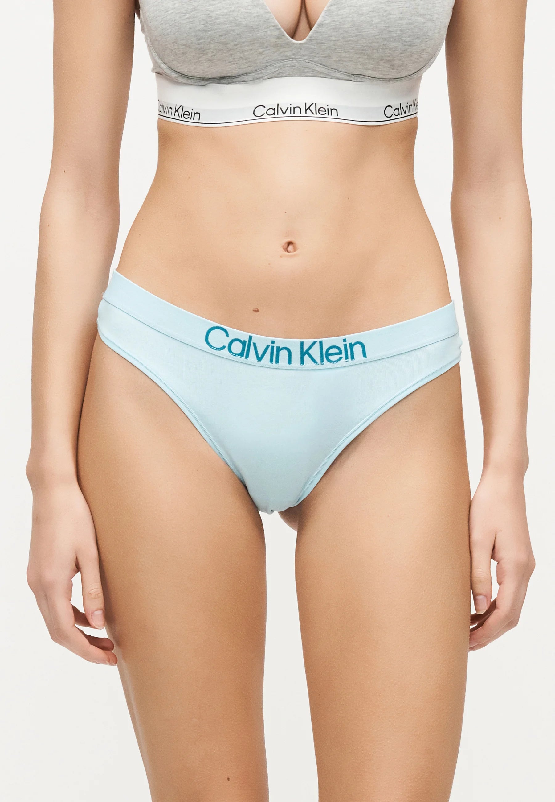 Calvin Klein Extra Soft 5-Pack Thongs – Black, Grey, Dusty Cedar, Antarctic Blue