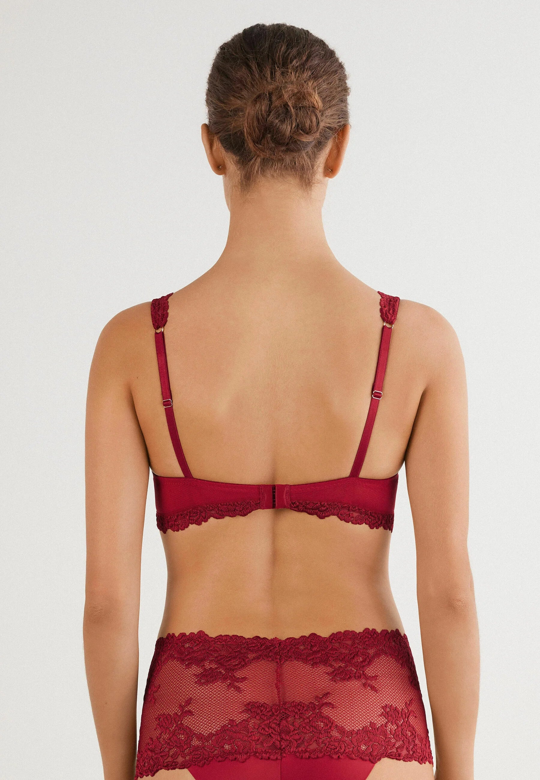 Intimissimi Pretty Flowers Sofia Balconette-Bügel-BH – Rot