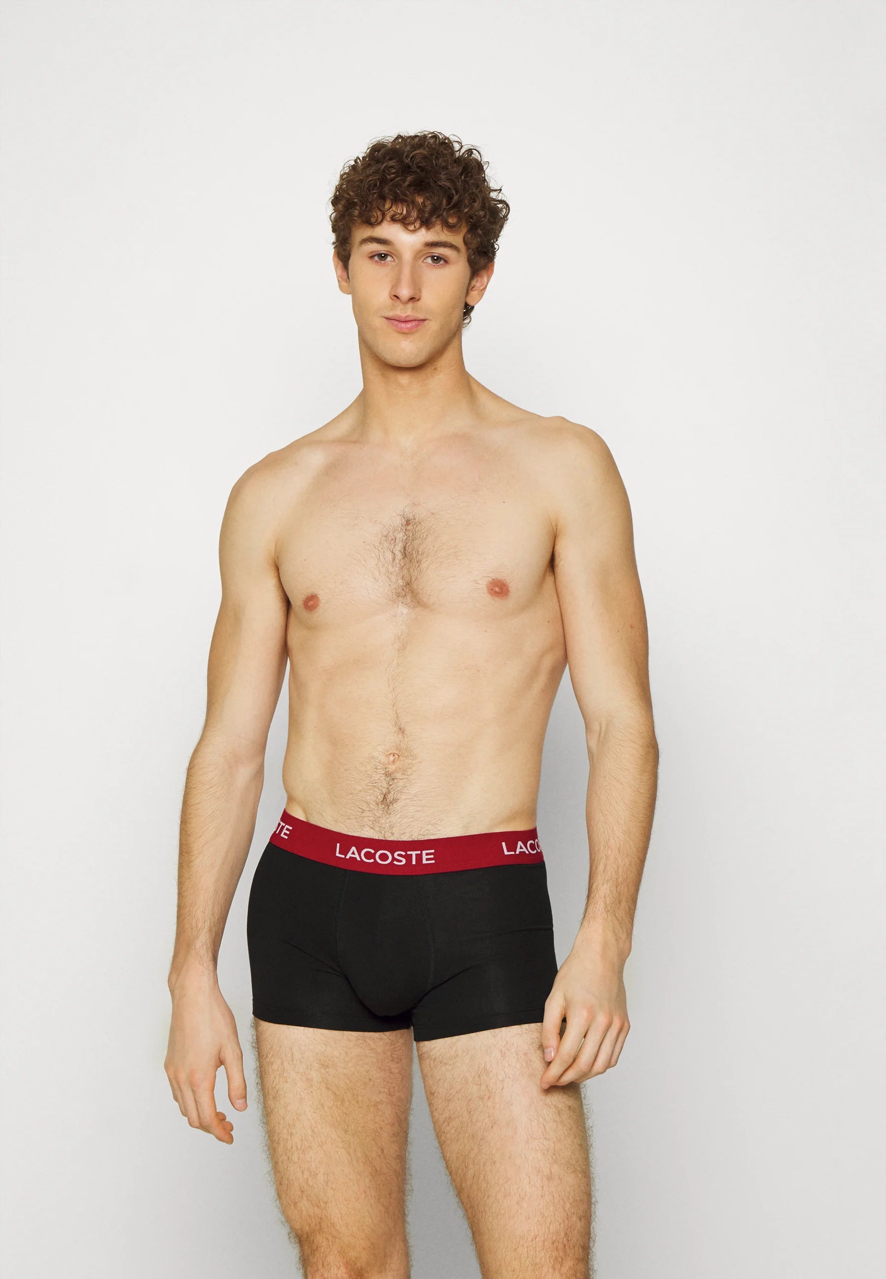 Lacoste Lot de 5 boxers stretch – Noir, Ledge, Reseda, Pastil