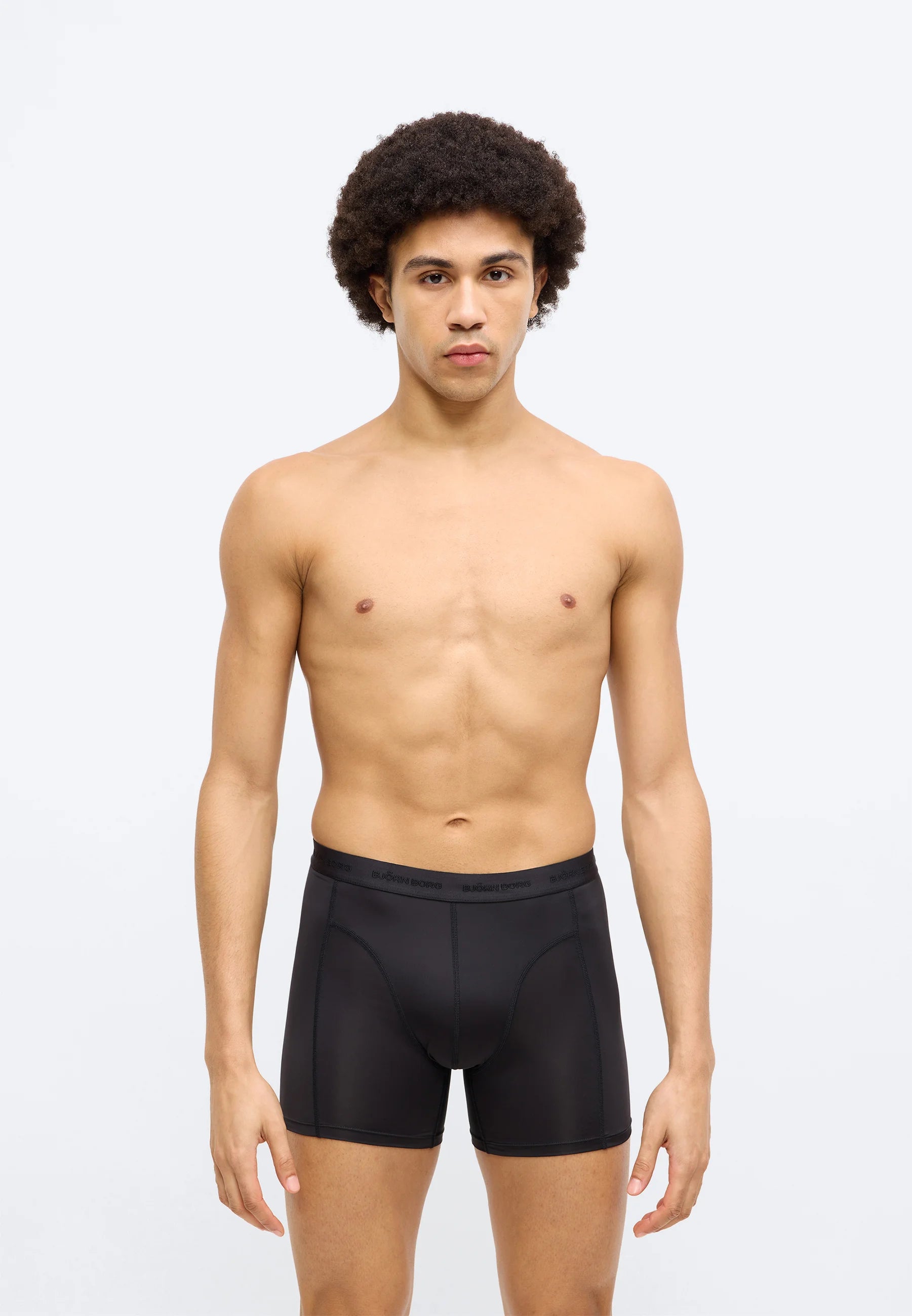 Lot de 3 boxers Björn Borg – noir, vert, vert clair