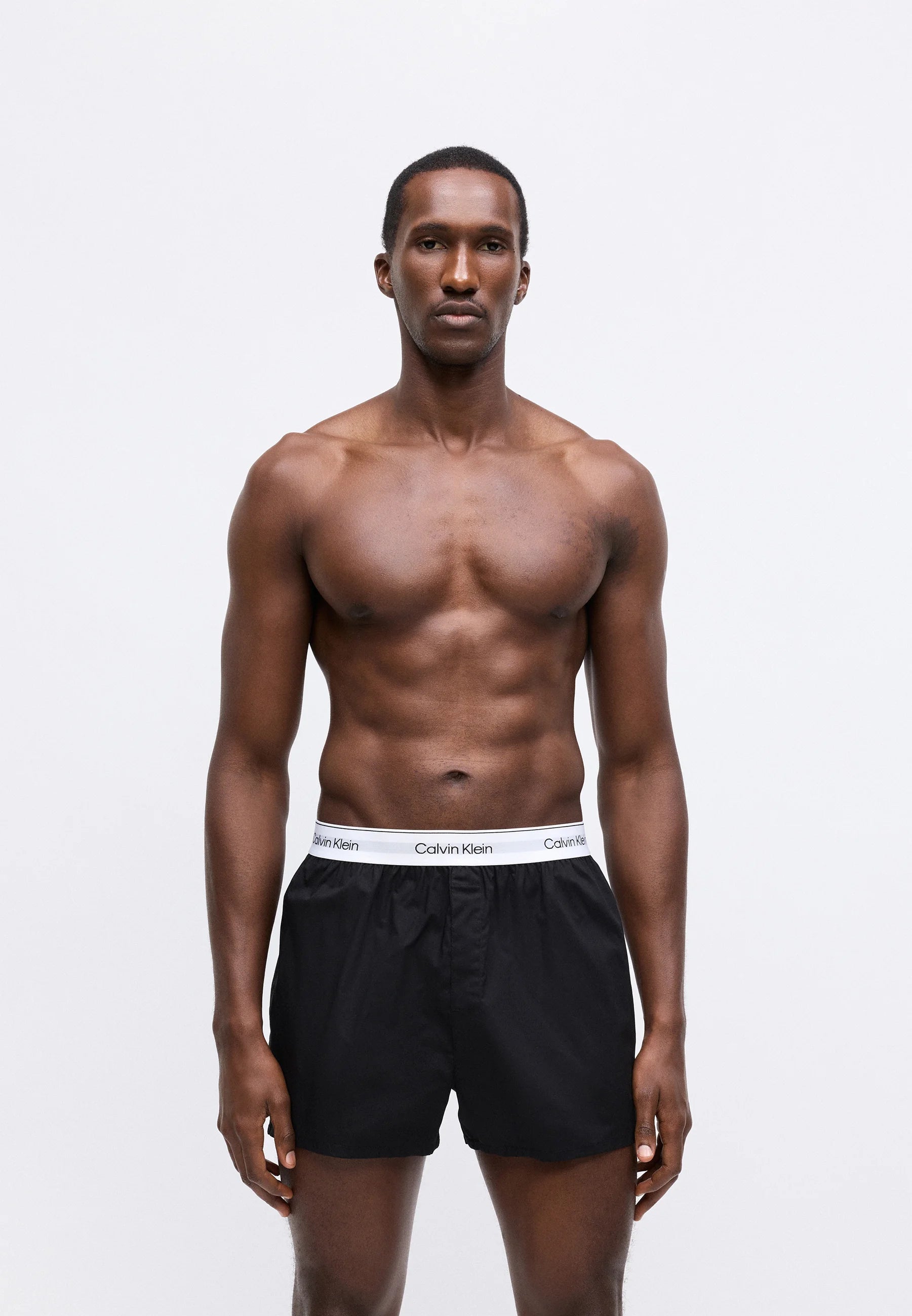 Calvin Klein Icon Cotton Stretch Slim boxerky – 3 balení – černé, tmavé bobule