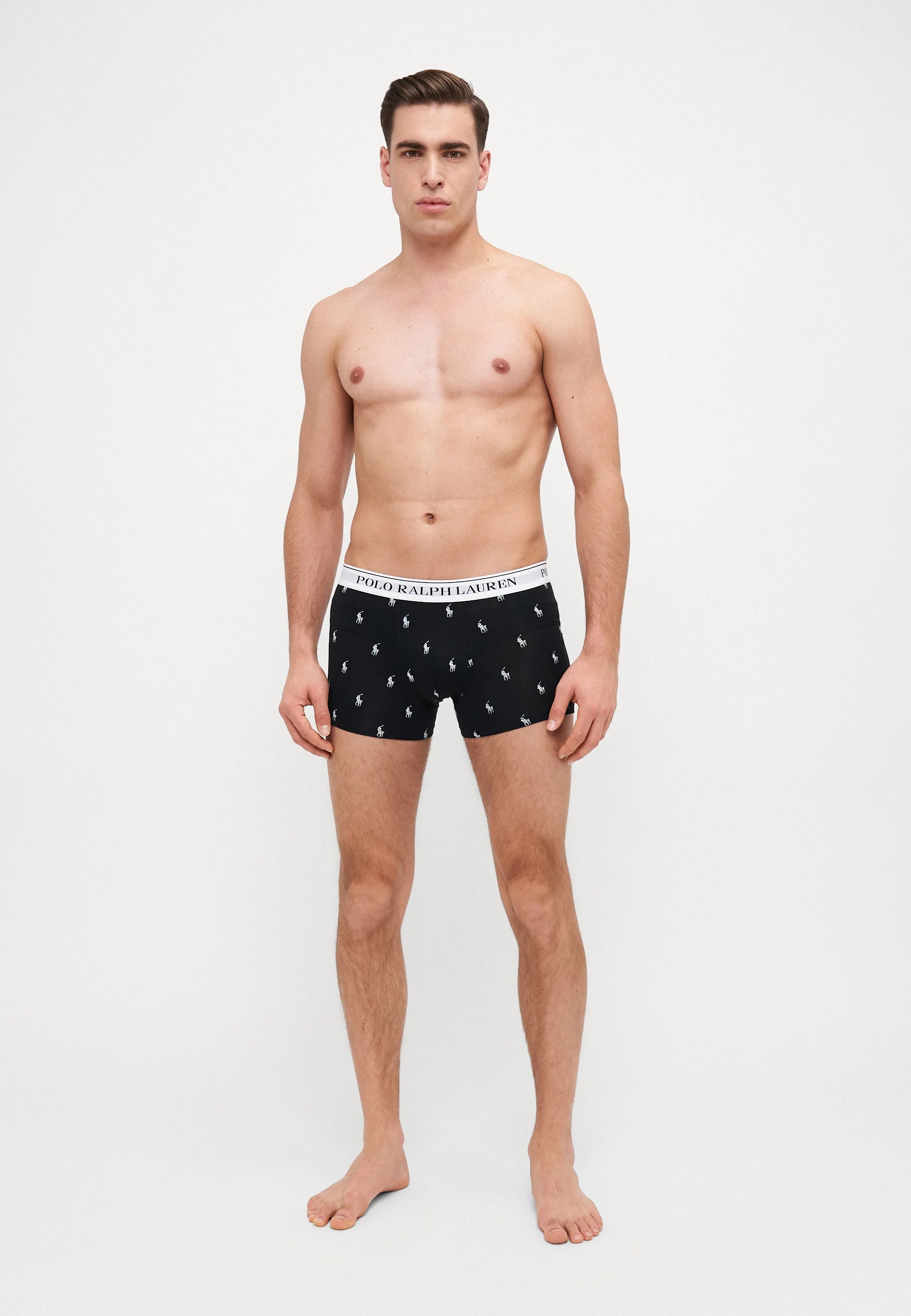 Polo Ralph Lauren Bavlněné Stretch Trunks – 5 Pack – černá, šedá, bílá