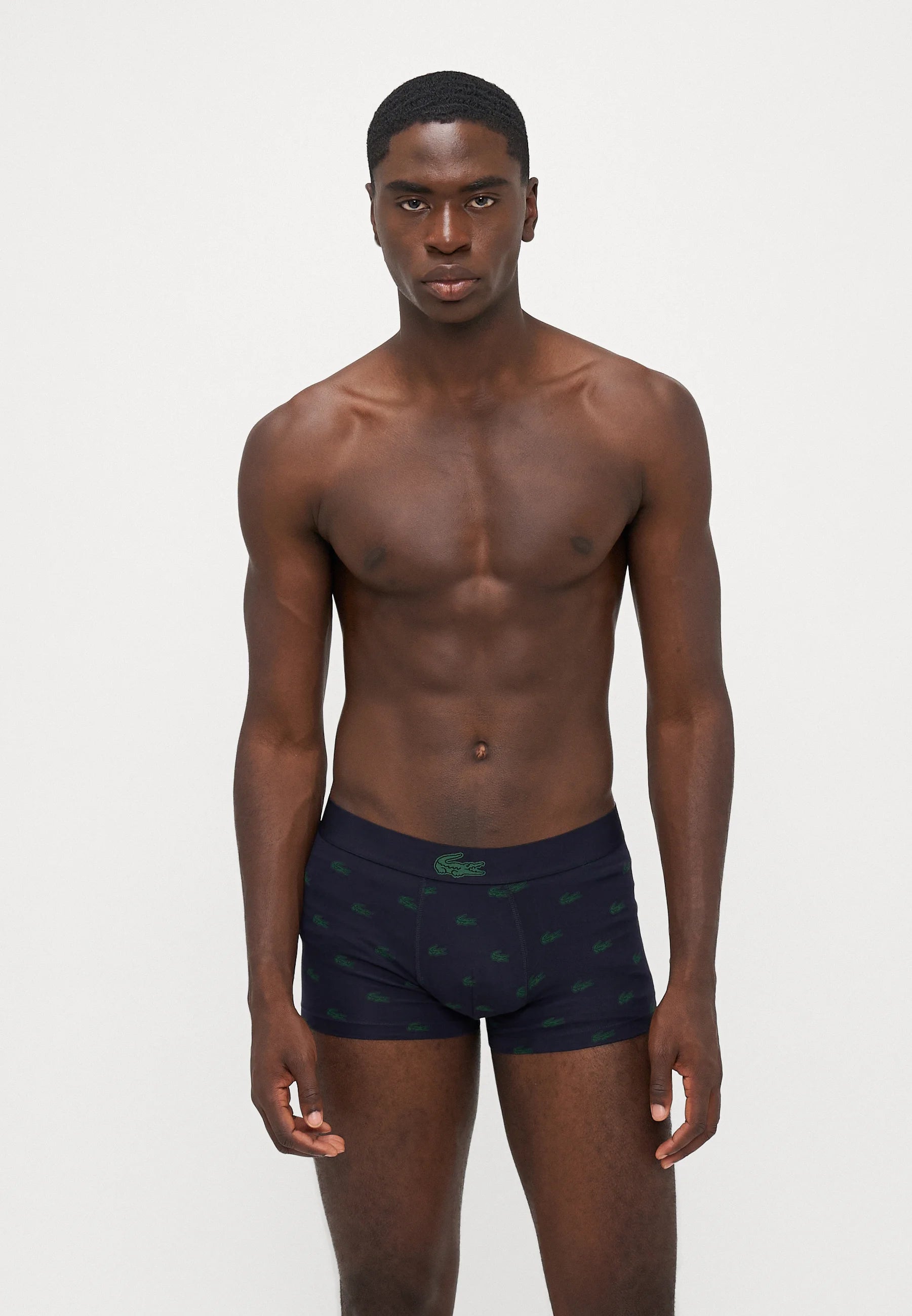 Lot de 3 boxers stretch Lacoste Court Classic – Abysm, vert, argent Chine