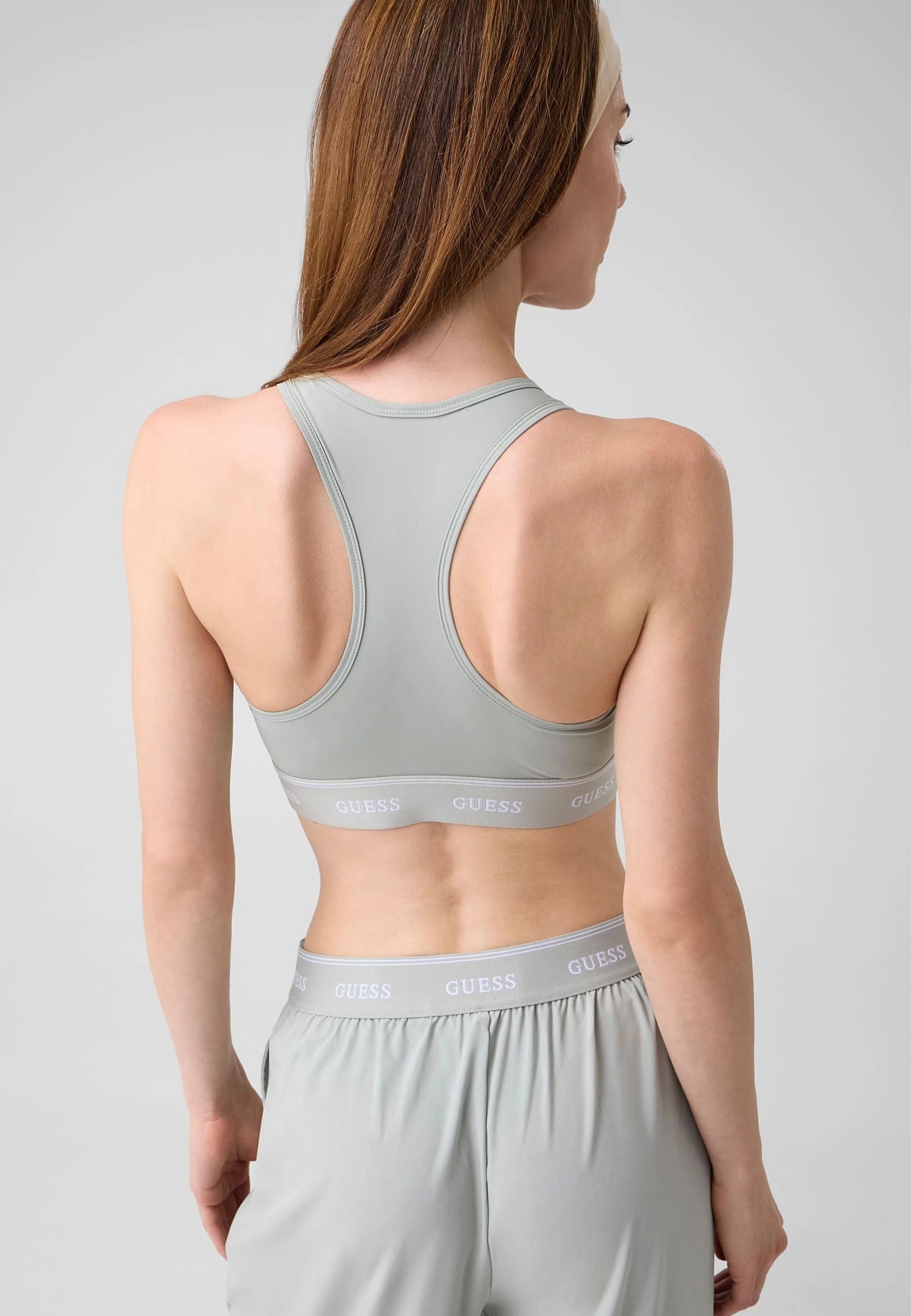 Guess Logo Bustier Soft Bra – Green