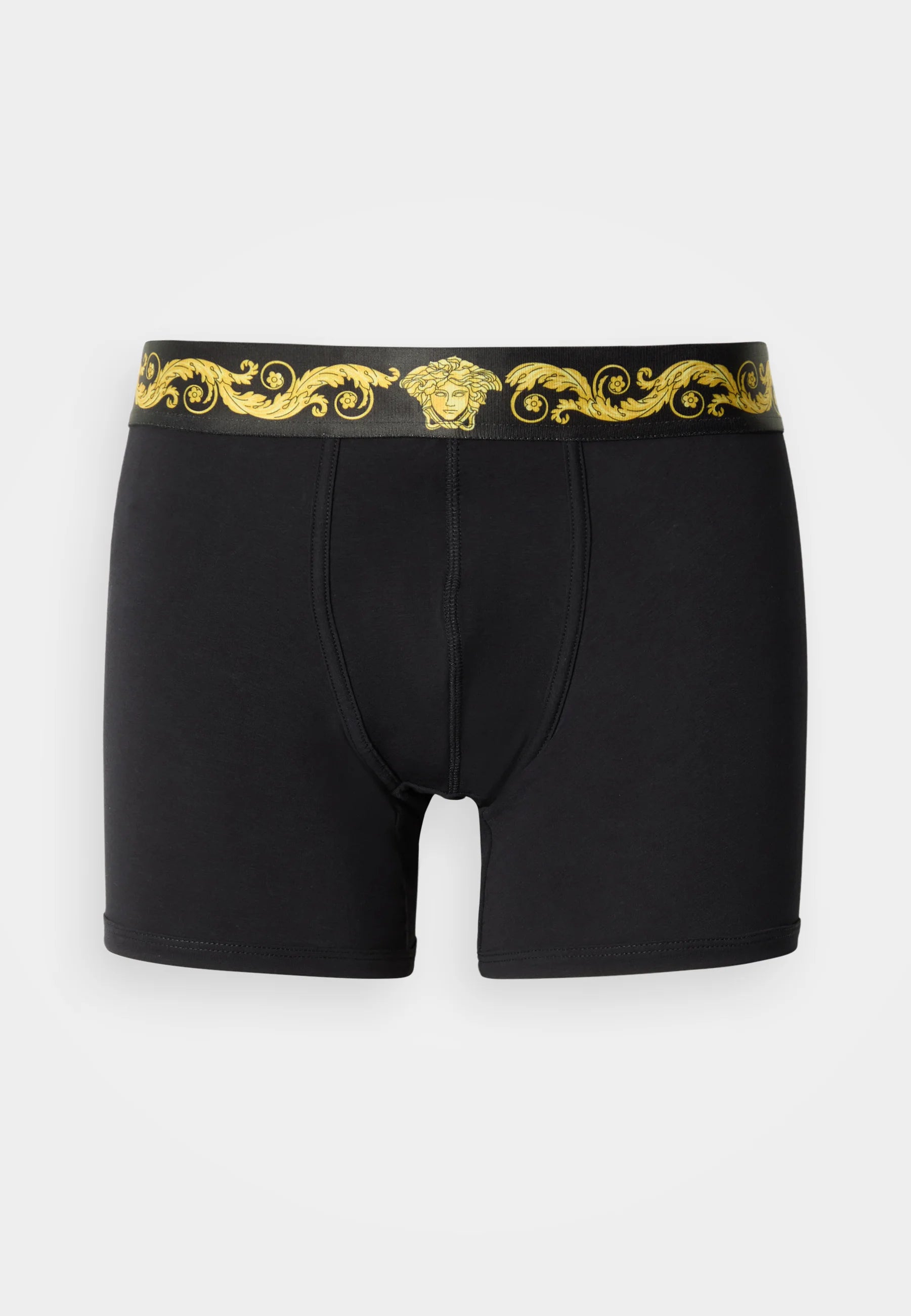 Triky Versace Cotton Stretch s potiskem – nízké – černé, zlaté barvy