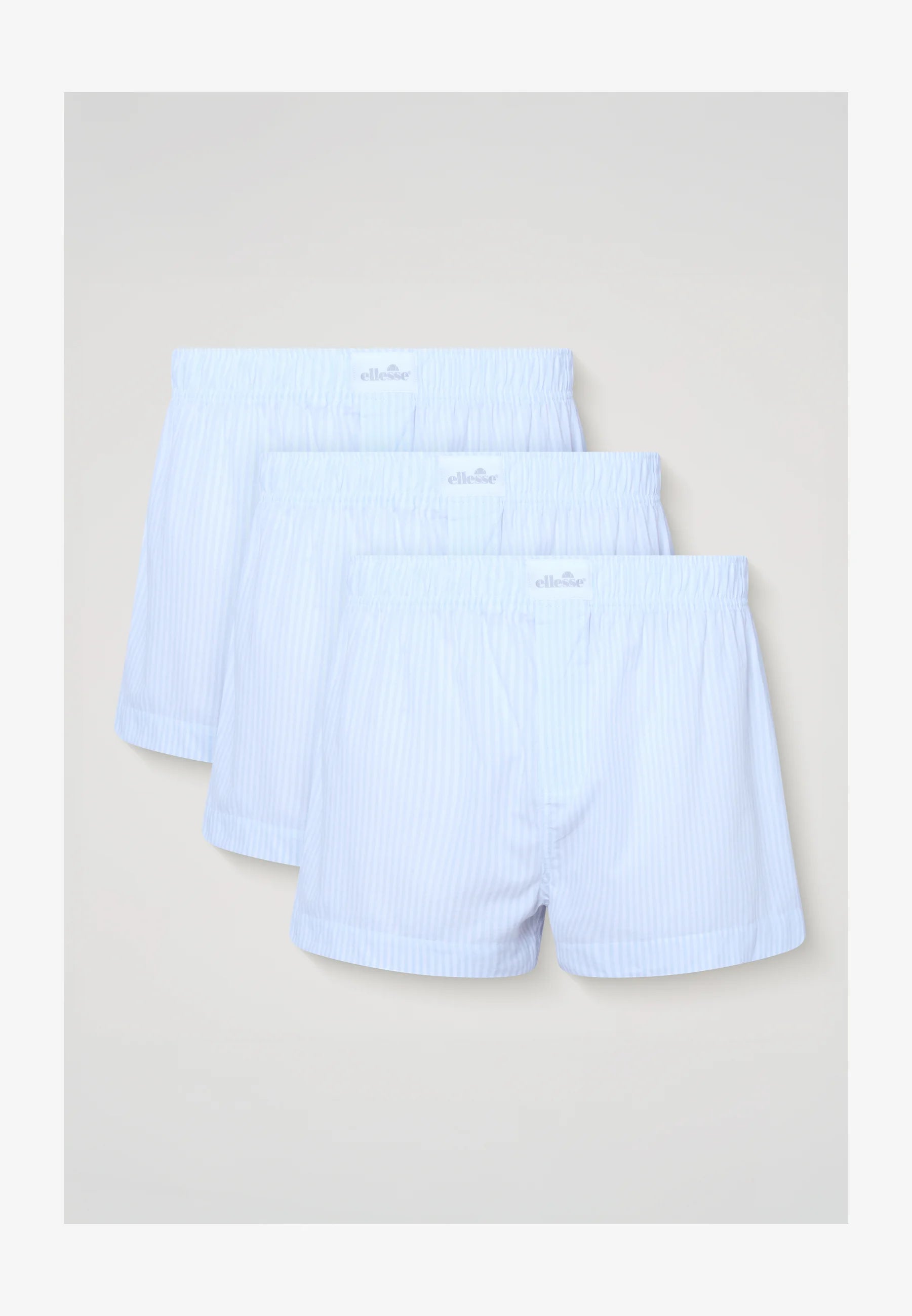 Boxerky Ellesse 3 Pack – bílé, světle modré