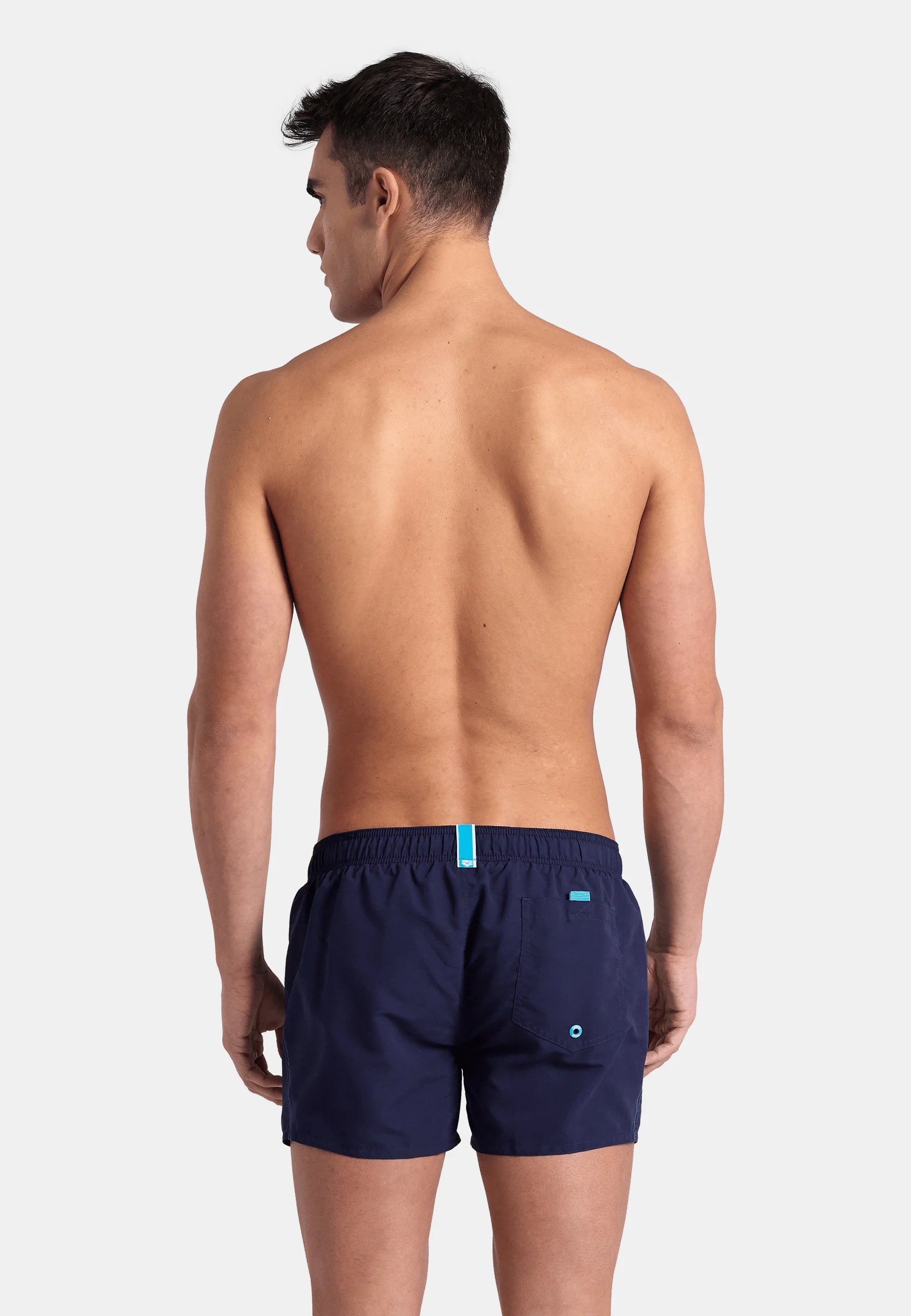 Arena Fundamentals Beach Shorts – Navy, Turquoise