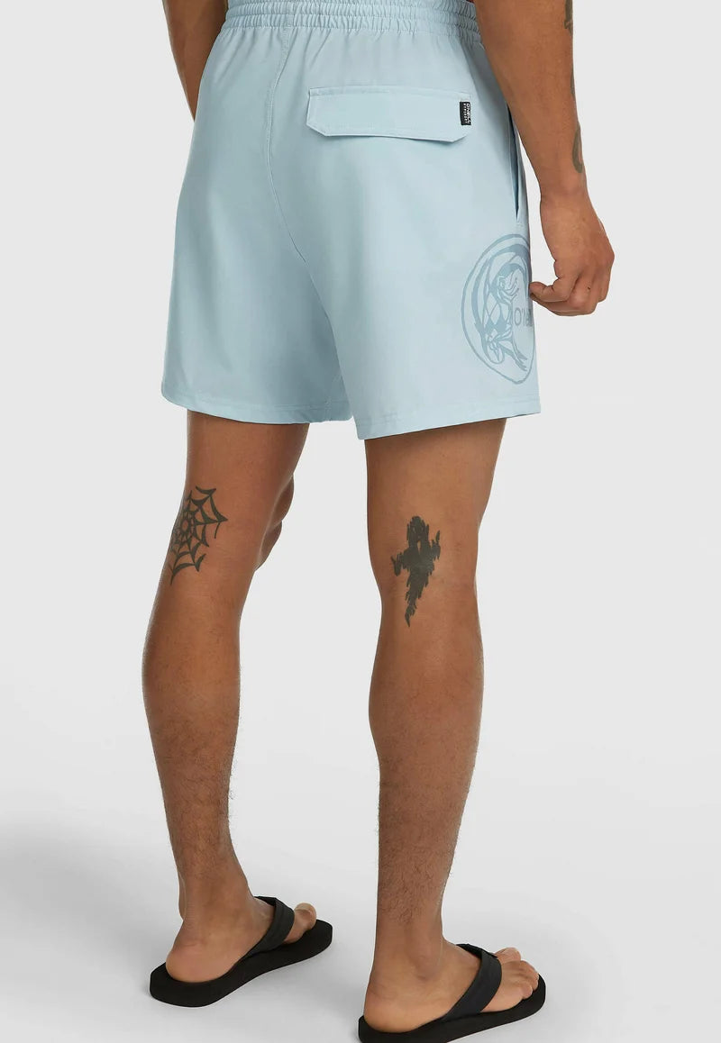 Short de bain O'Neill Cali Ocean - Bleu clair Originals Acid Wash
