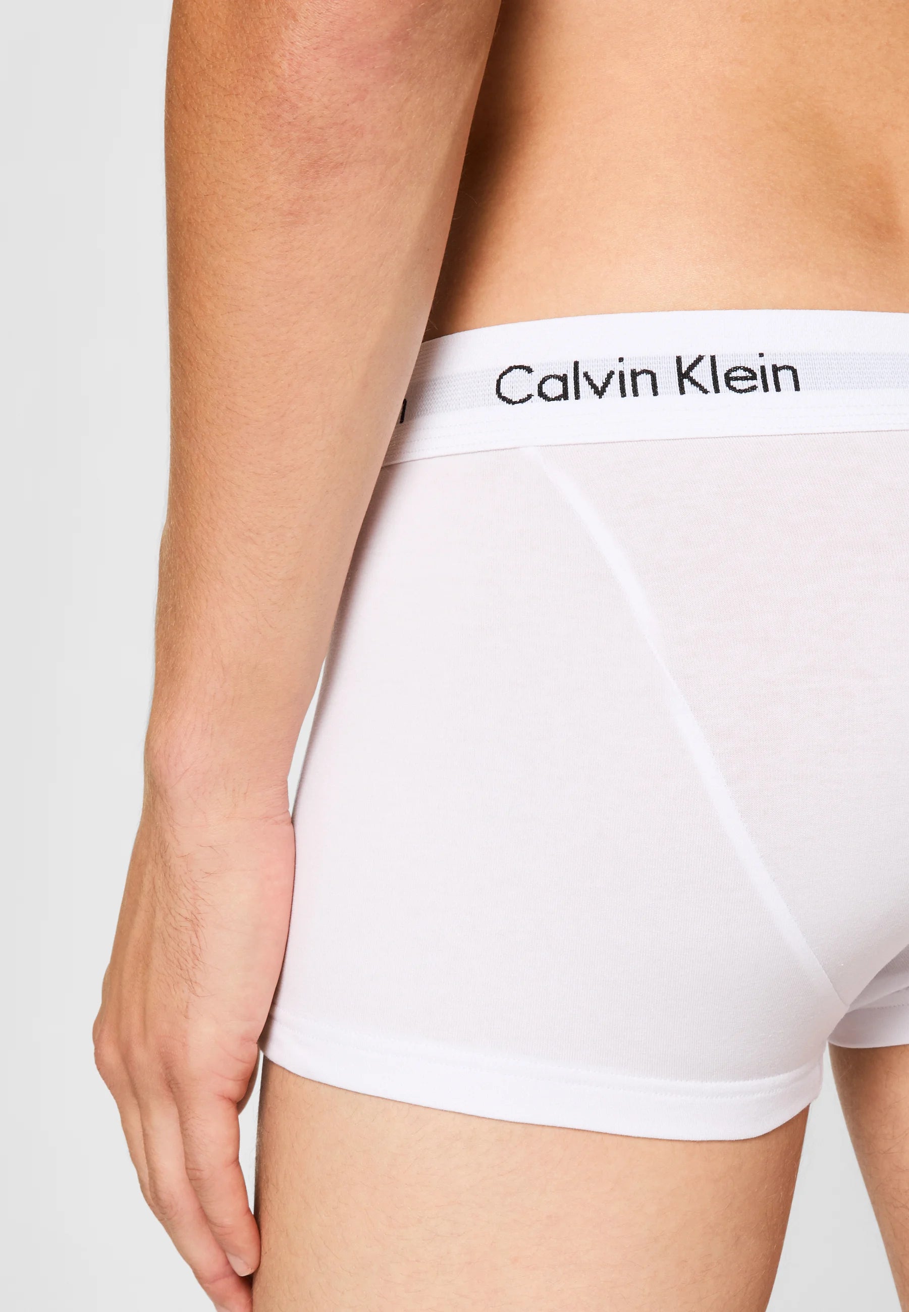Calvin Klein Bavlněné Stretch Trunks – 3 Pack – White