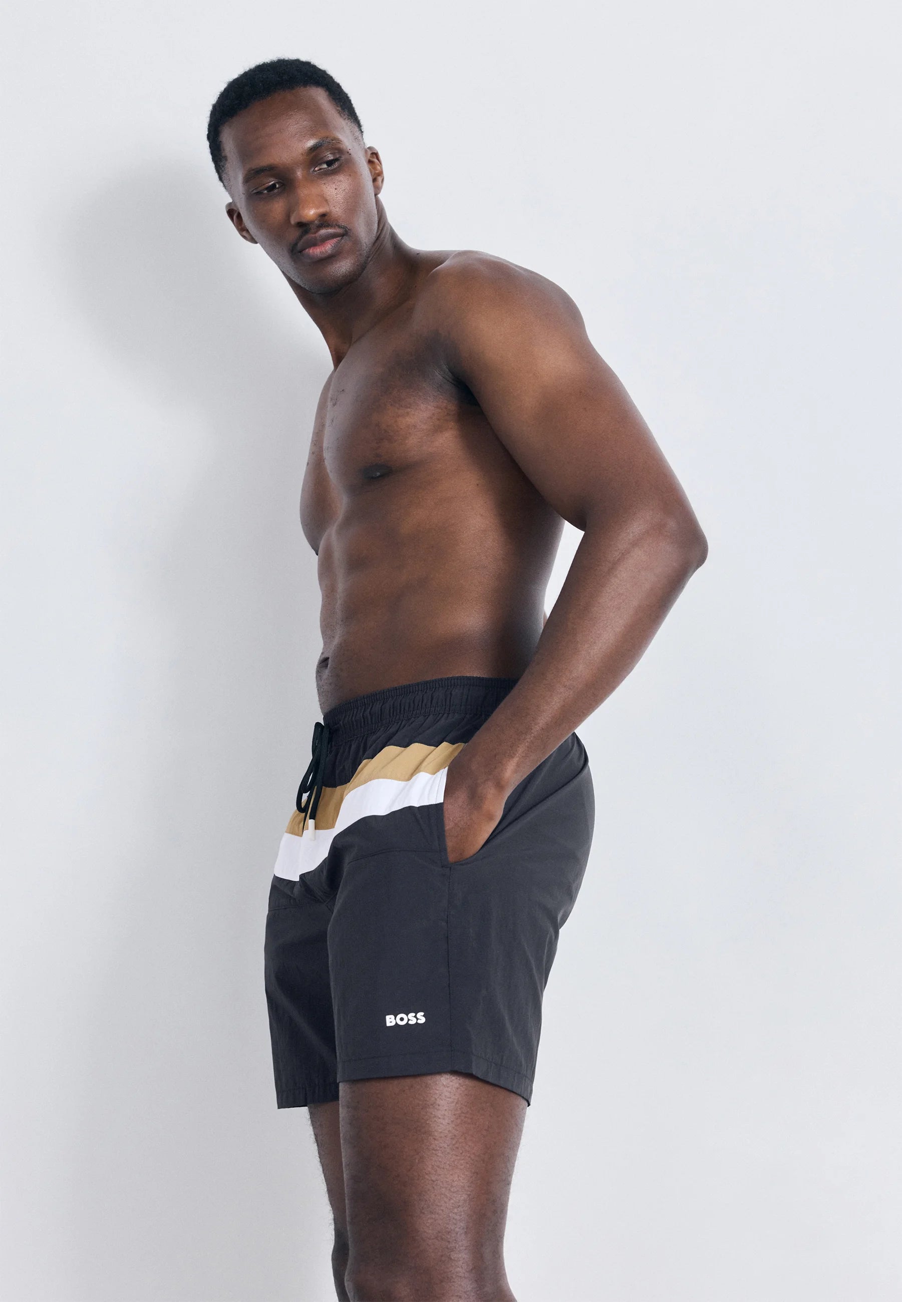 Short de bain BOSS Louis – Noir