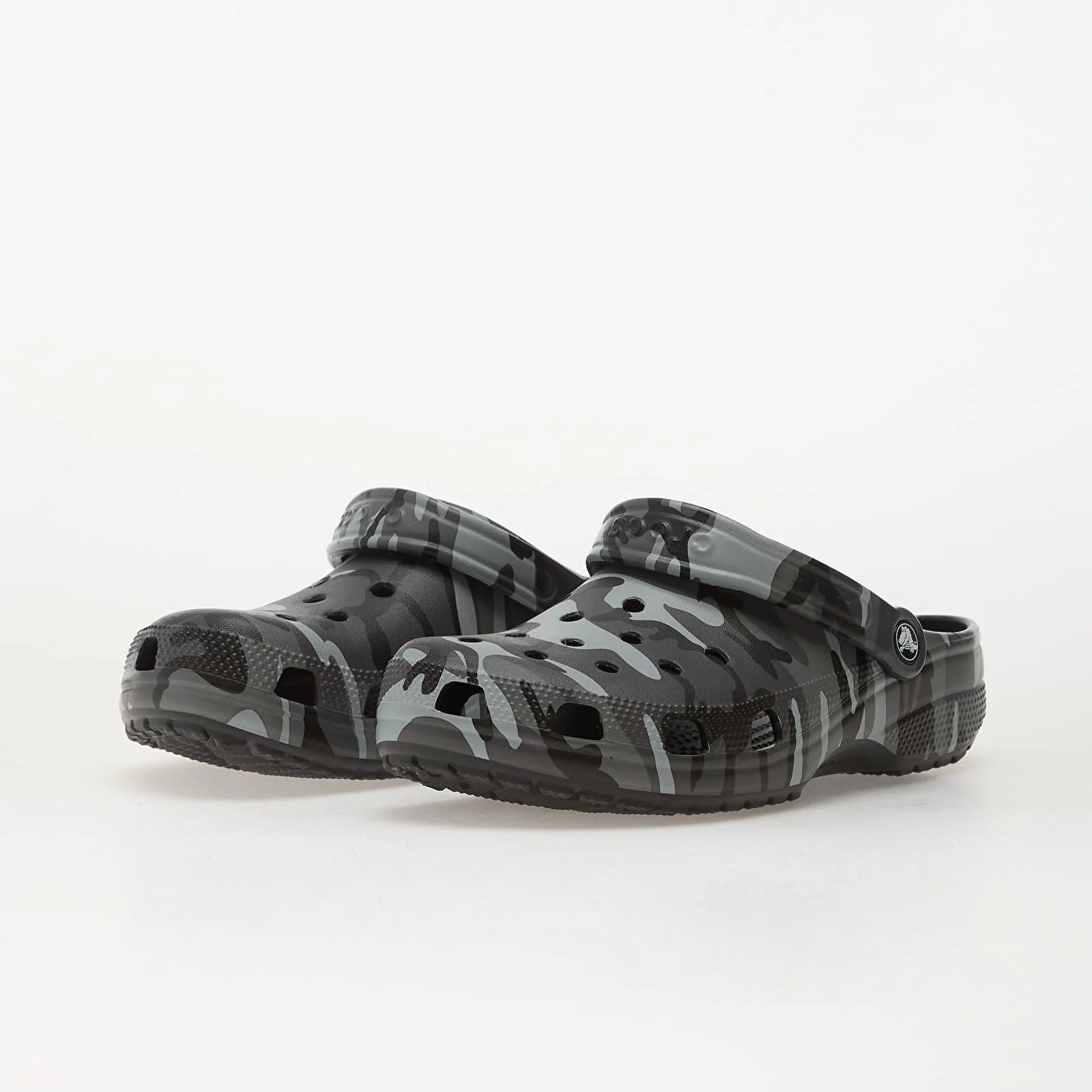 Crocs Classic Camouflage Clog – Black, Slate Grey