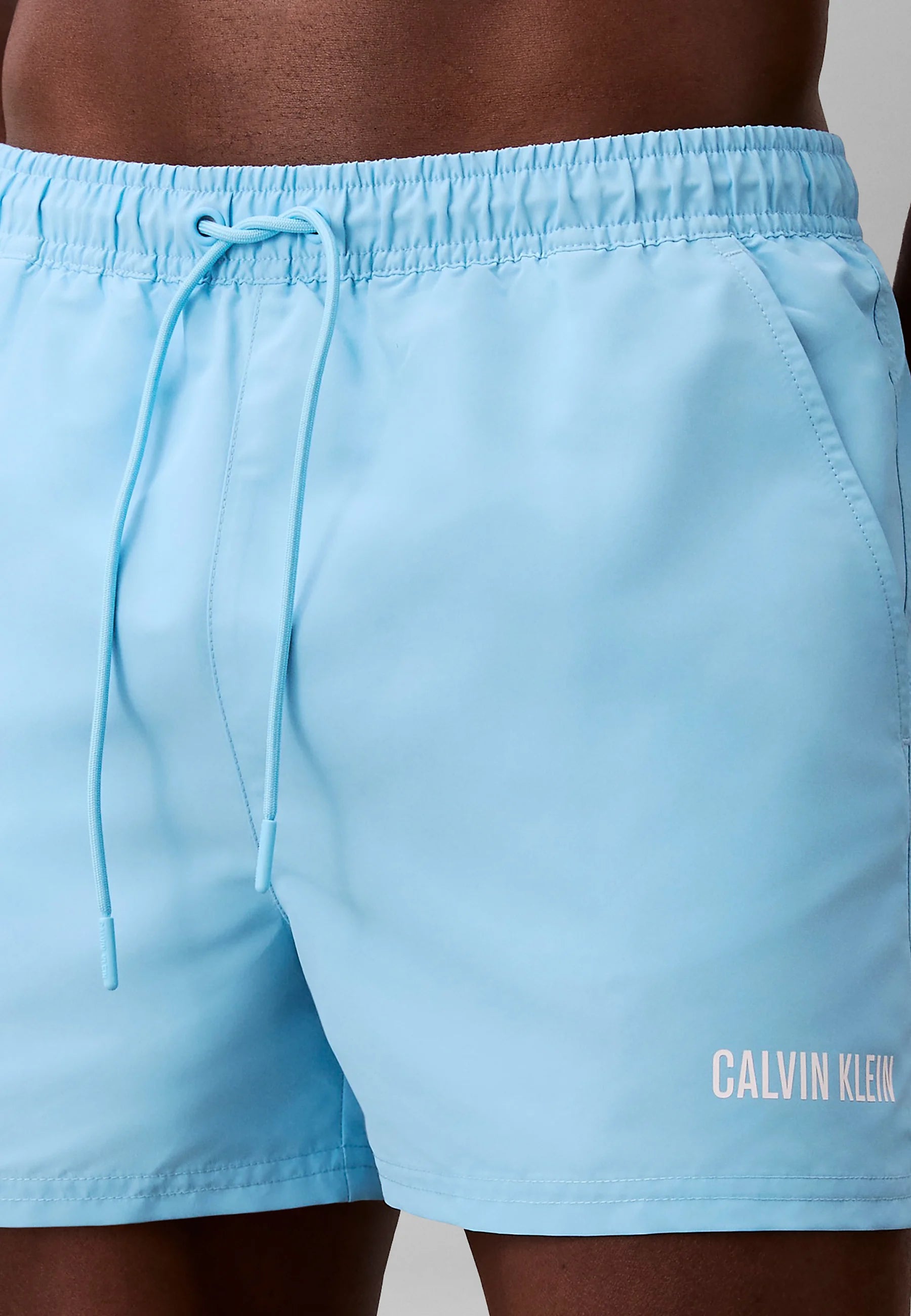 Short de bain à cordon de serrage Calvin Klein - Bleu froid