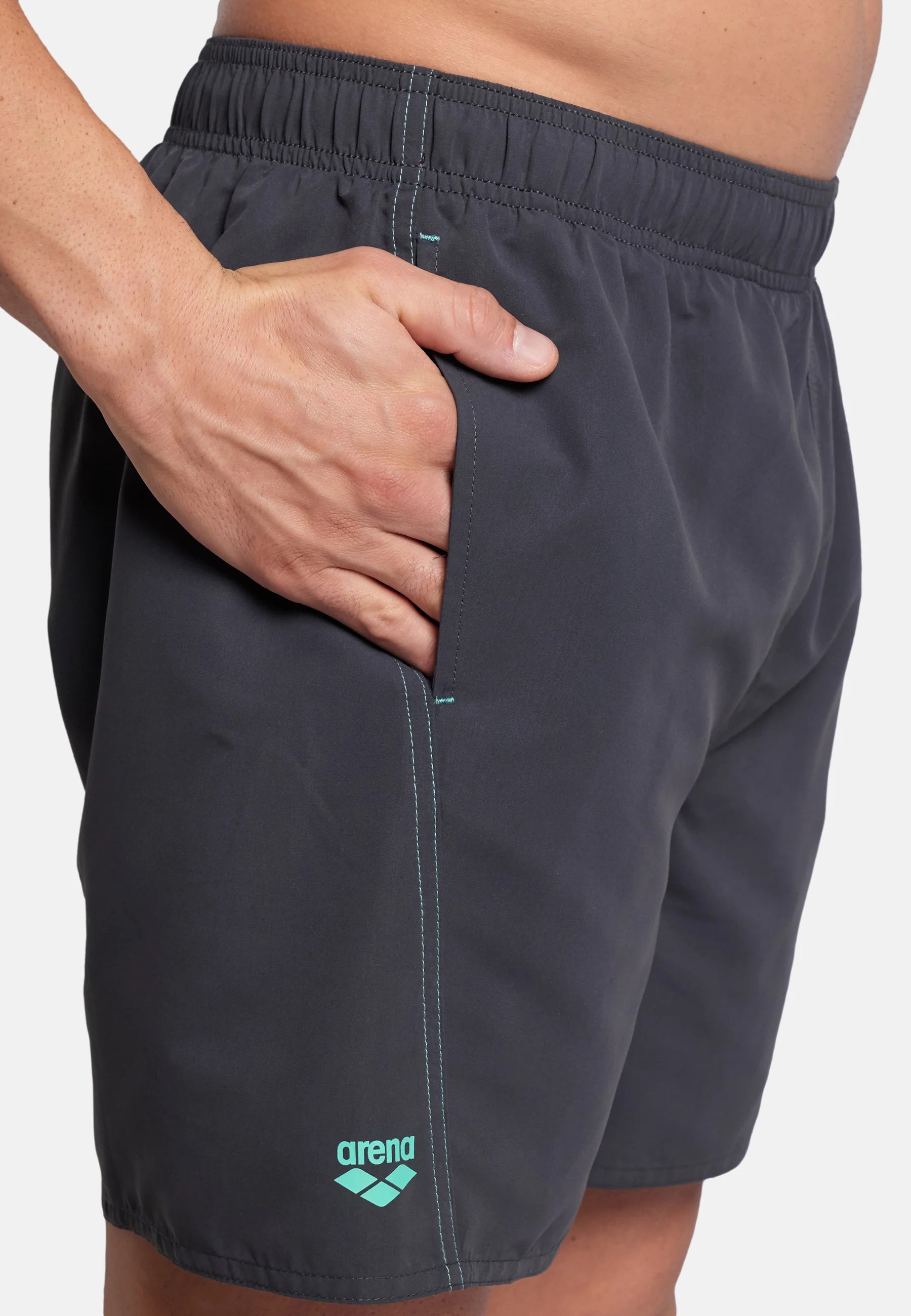 Arena Fundamentals Logo Boxer R – Asfalt, Voda